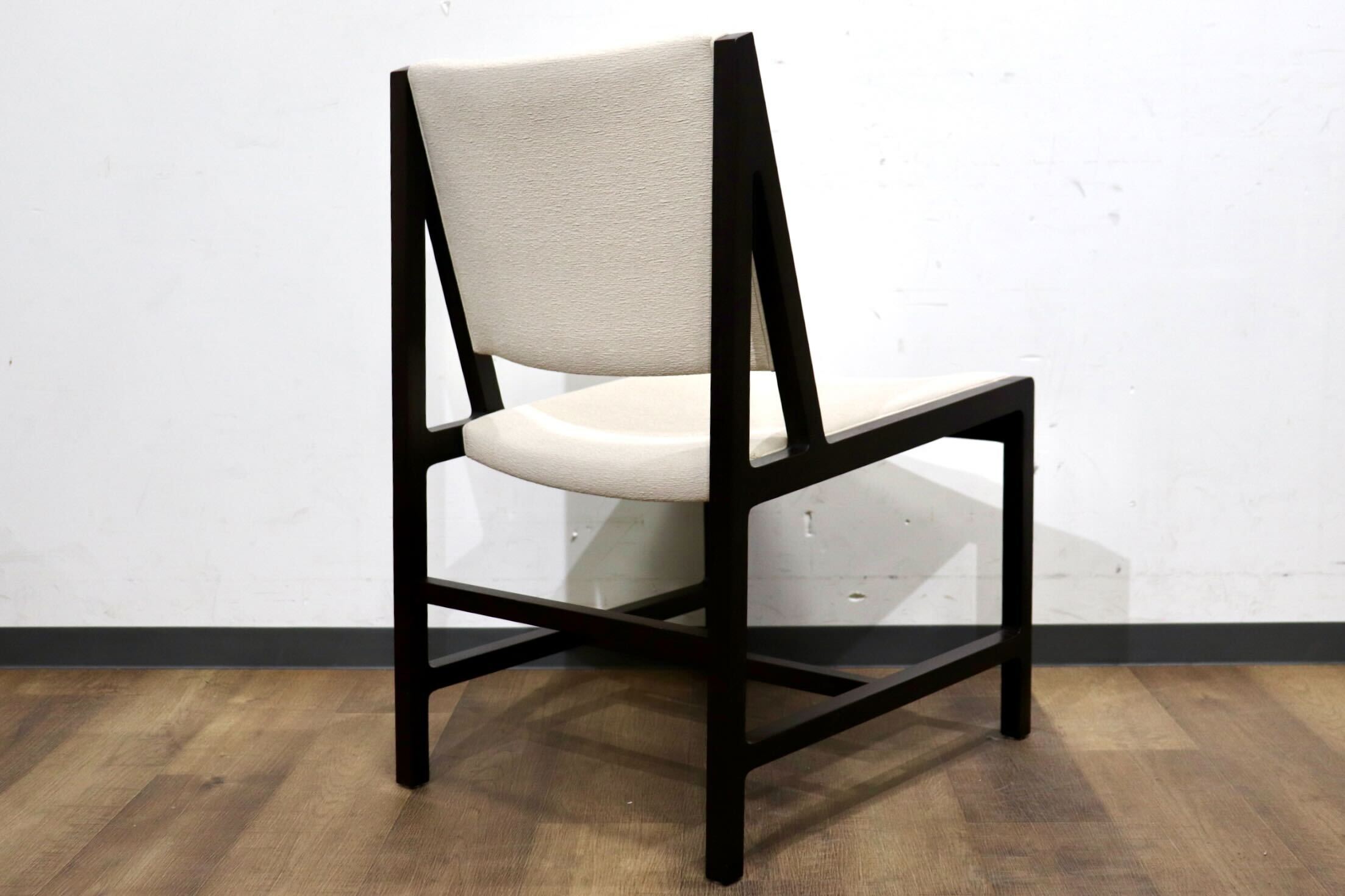 GMHN292B○ROCKSTONE / ロックストーン PM135 BOWSEN サイドチェア ダイニングチェア 椅子 ファブリック アッシュ材 定価 約8.3万 展示品