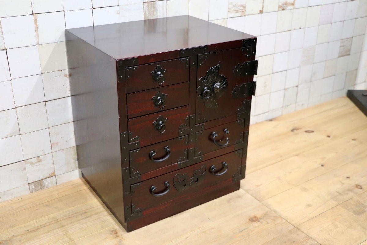 GMJS361A〇和箪笥 小箪笥 金具装飾 和家具 収納家具 古民家 和モダン