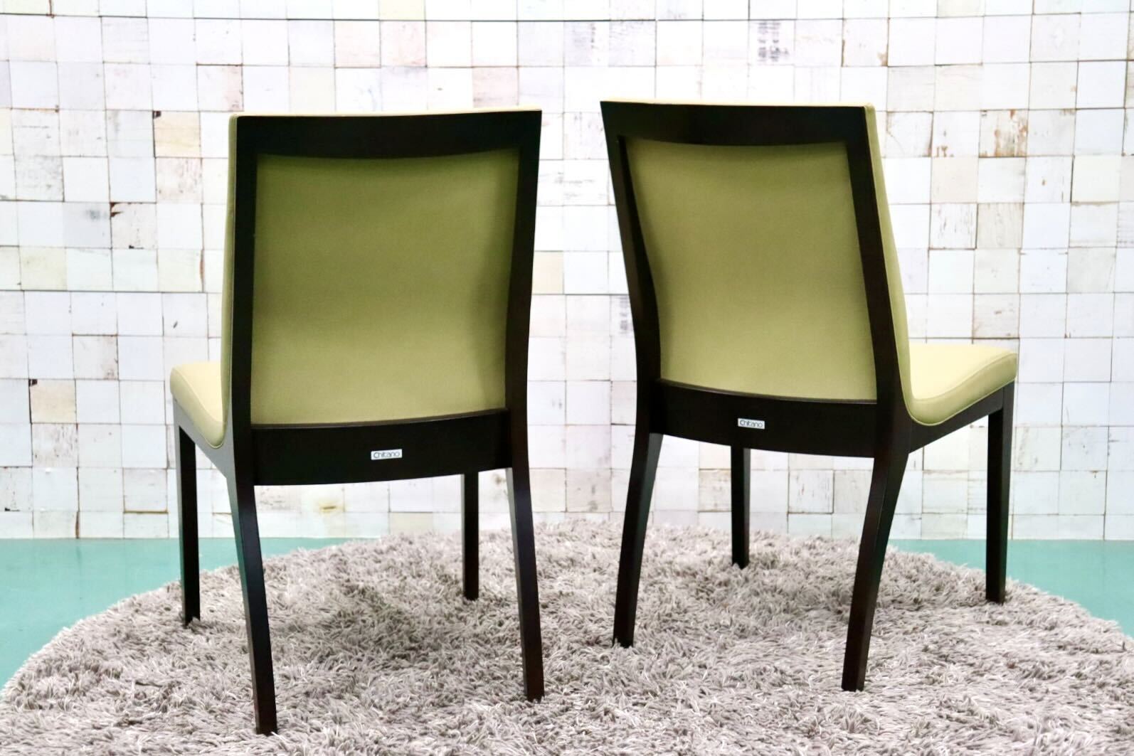 GMGS161B○Chitano / チターノ C16655 ダイニングチェア 食卓椅子 チェア 合皮 2脚セット カリモク karimoku モダン 国産家具