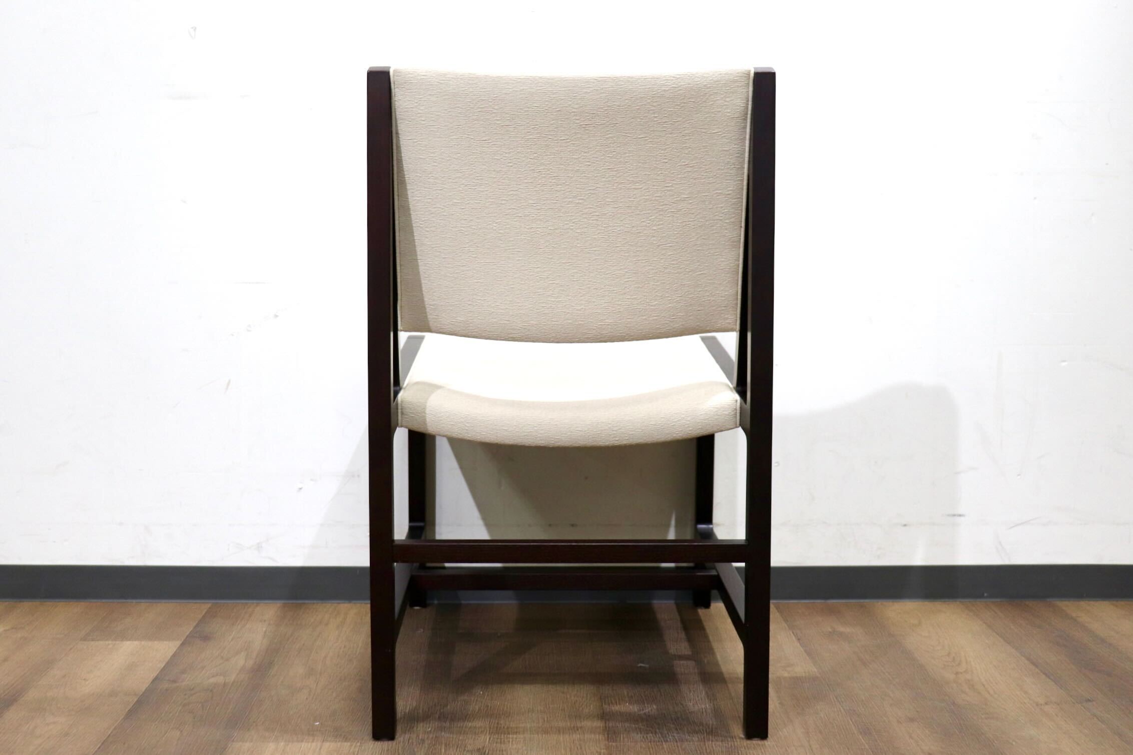 GMHN292B○ROCKSTONE / ロックストーン PM135 BOWSEN サイドチェア ダイニングチェア 椅子 ファブリック アッシュ材 定価 約8.3万 展示品