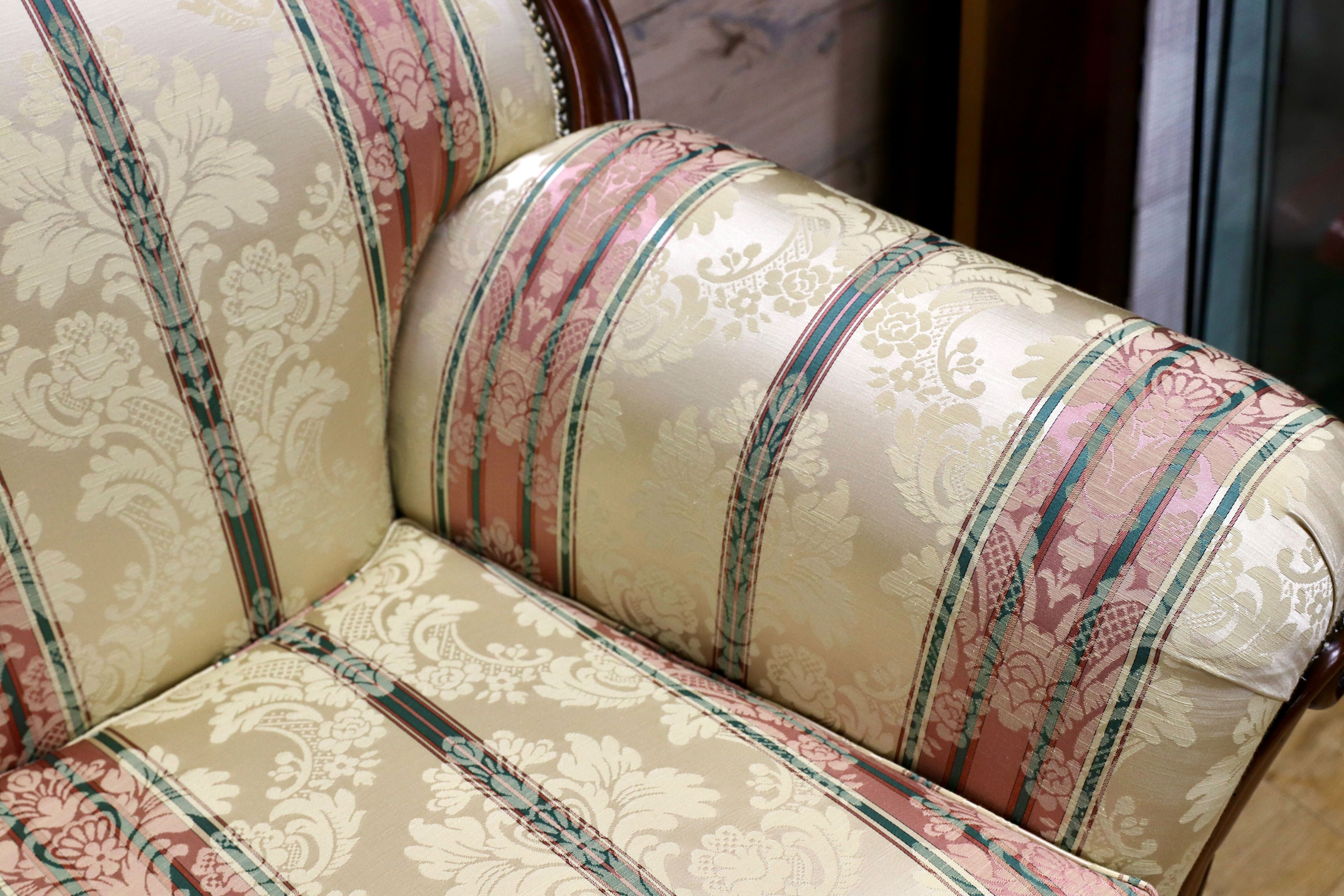 GMIK568○morello gianpaolo / モレロ・ジャンパウロ 3人掛けソファ トリプルソファ イタリア製 ロココ調 姫家具 エレガント 展示品