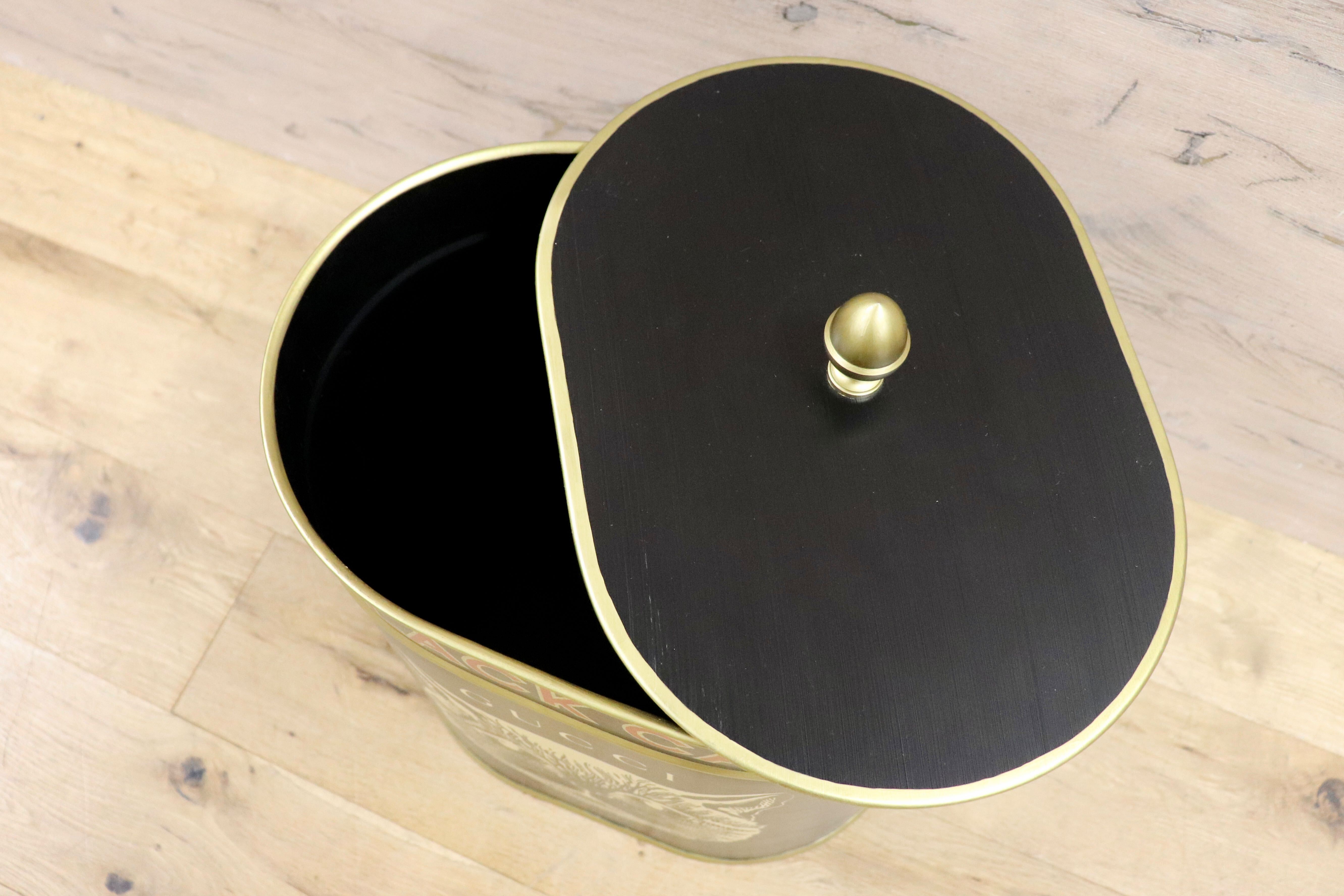 GMHO14○GUCCI / グッチ 収納ボックス blackcat Alessandro Michele アレッサンドロミケーレ 猫 蓋付き収納 ダストボックス 約40万 稀少