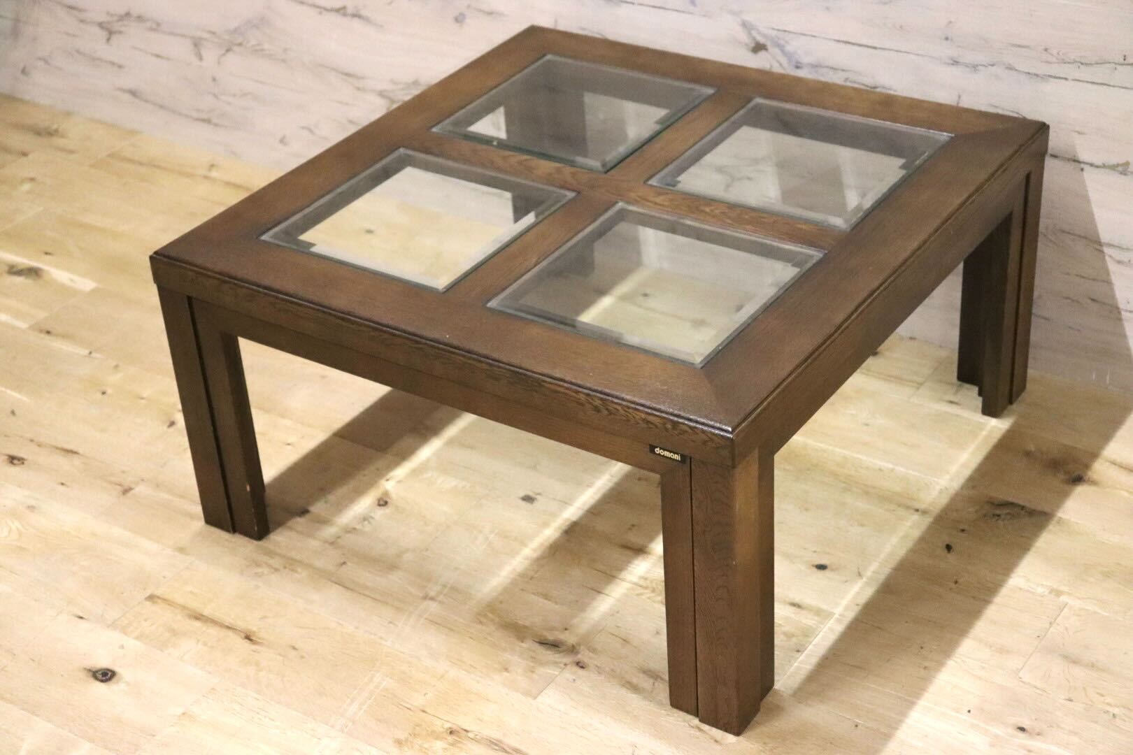 GMFN200B○domani / ドマーニ Morganton モーガントン センターテーブル リビングテーブル ガラステーブル カリモク最高峰 定価約9万