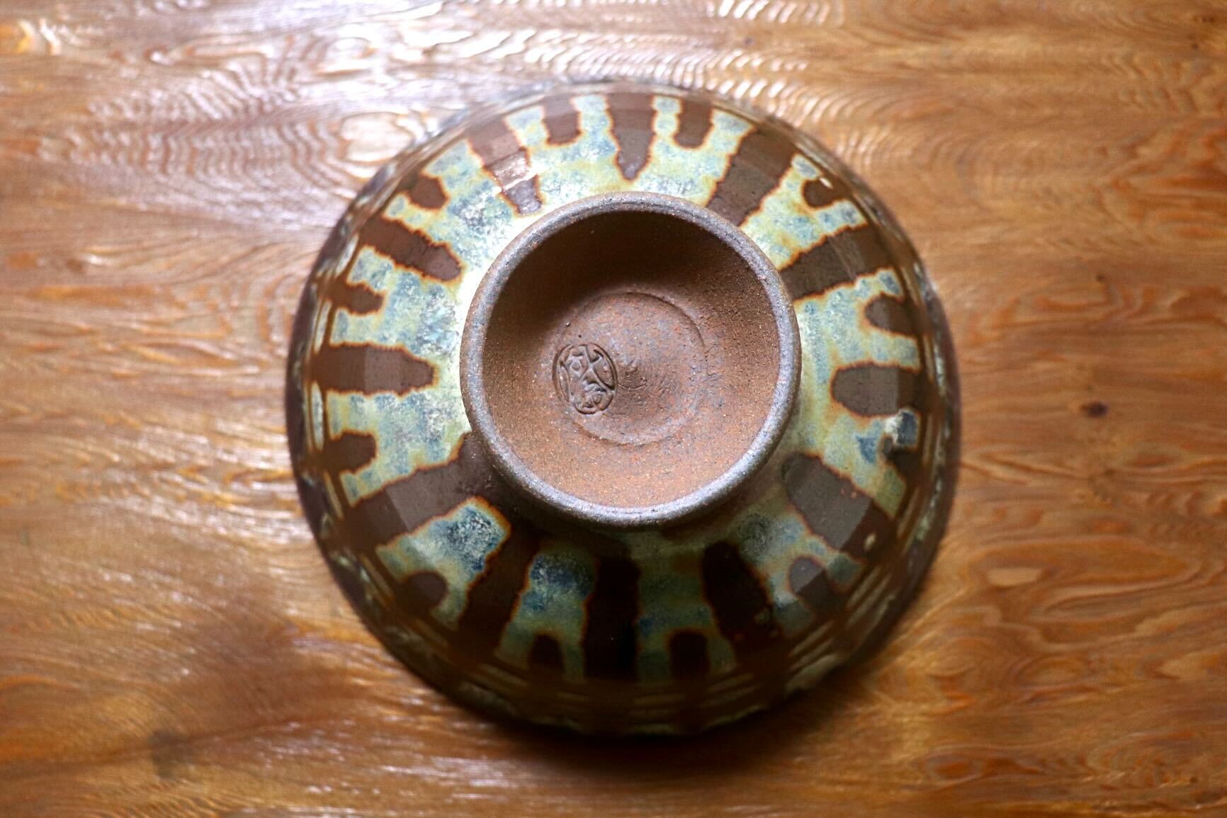 GMIO464A○千代市陶房 清水千代市 丹波焼 ごはん茶碗 陶器 丹波篠山 伝統工芸 未使用