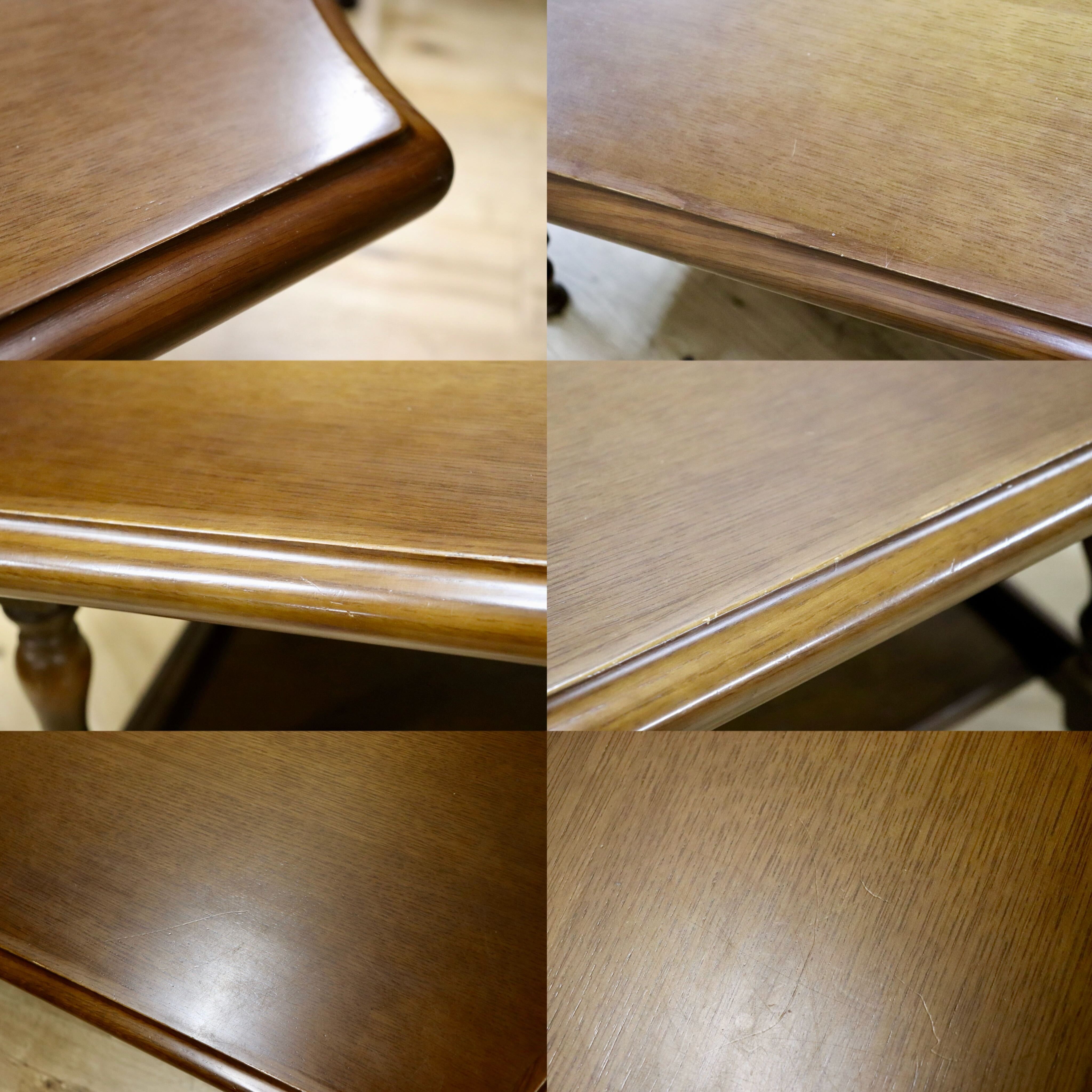 GMHK161○飛騨産業 / HIDA キツツキ 穂高 センターテーブル リビングテーブル コーヒーテーブル 楢材 カントリー クラシック 定価約10万