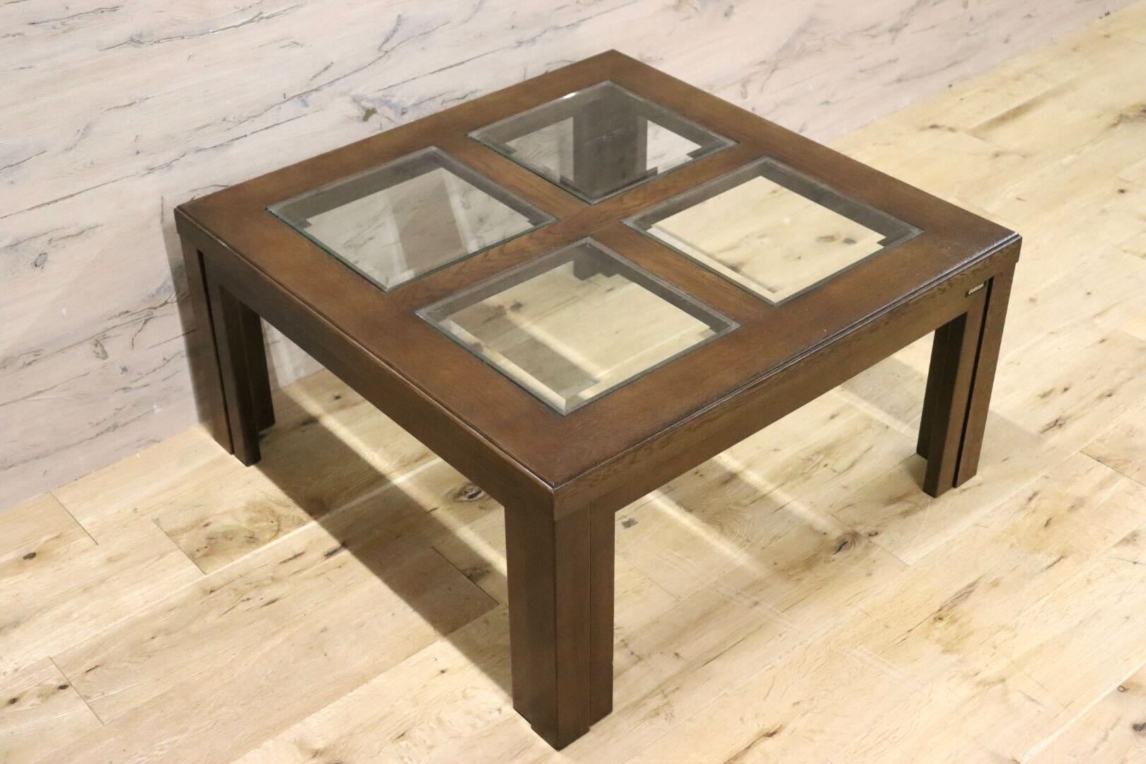 GMFN200B○domani / ドマーニ Morganton モーガントン センターテーブル リビングテーブル ガラステーブル カリモク最高峰 定価約9万