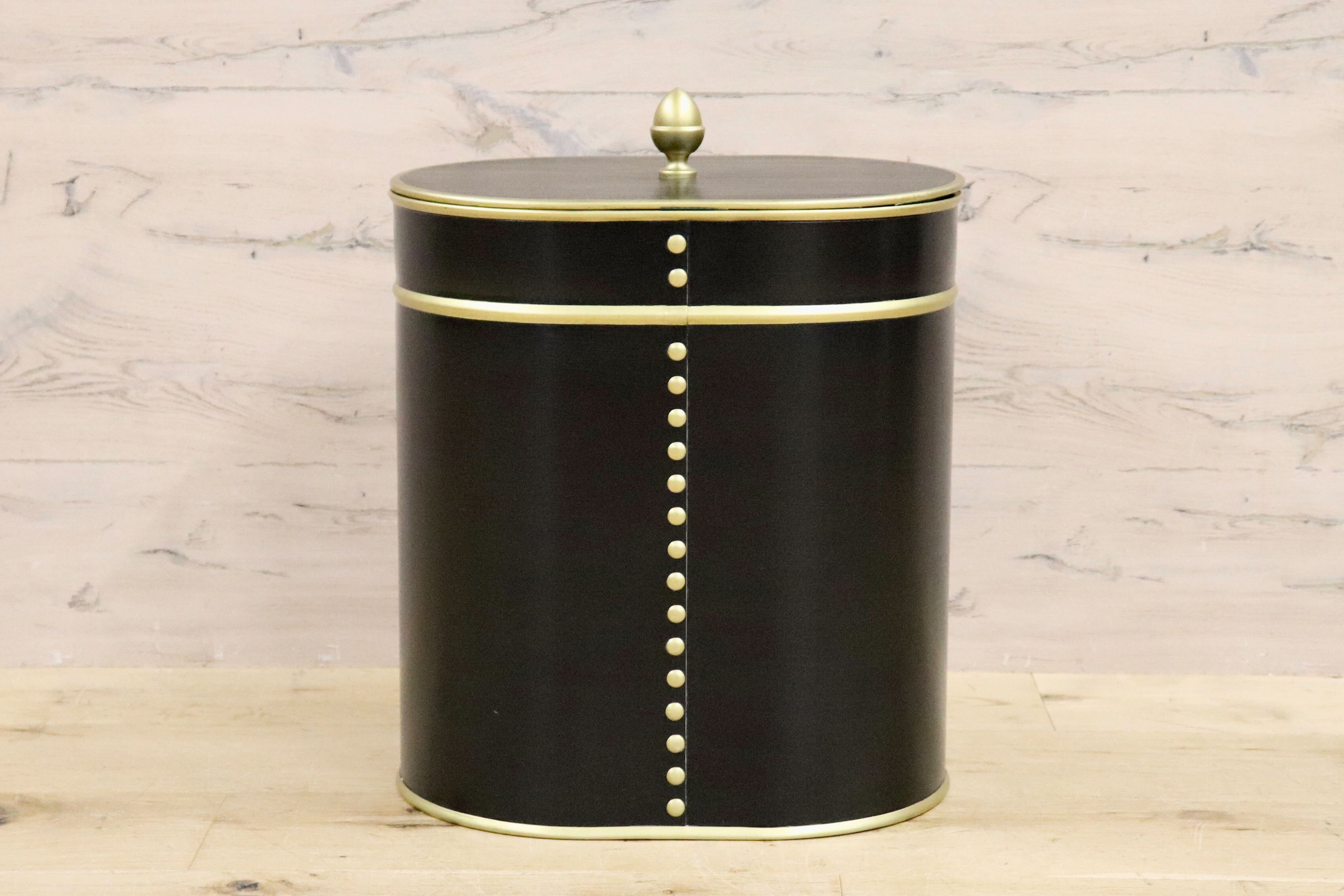 GMHO14○GUCCI / グッチ 収納ボックス blackcat Alessandro Michele アレッサンドロミケーレ 猫 蓋付き収納 ダストボックス 約40万 稀少