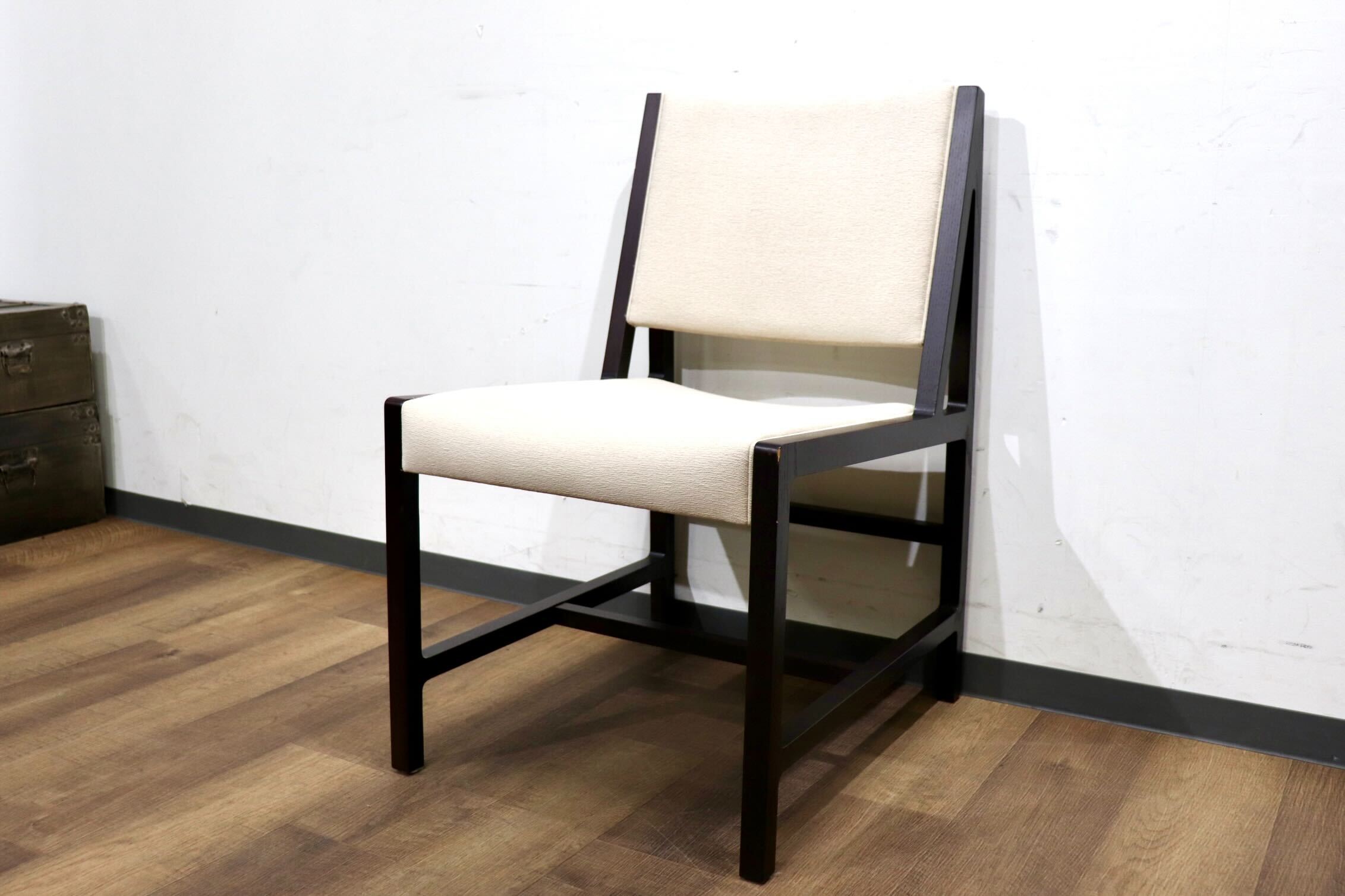 GMHN292C○ROCKSTONE / ロックストーン PM135 BOWSEN サイドチェア ダイニングチェア 椅子 ファブリック アッシュ材 定価 約8.3万 展示品