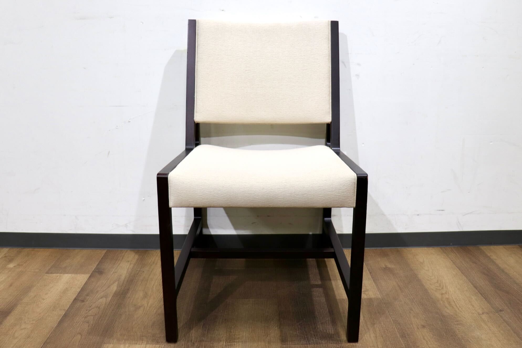 GMHN292C○ROCKSTONE / ロックストーン PM135 BOWSEN サイドチェア ダイニングチェア 椅子 ファブリック アッシュ材 定価 約8.3万 展示品