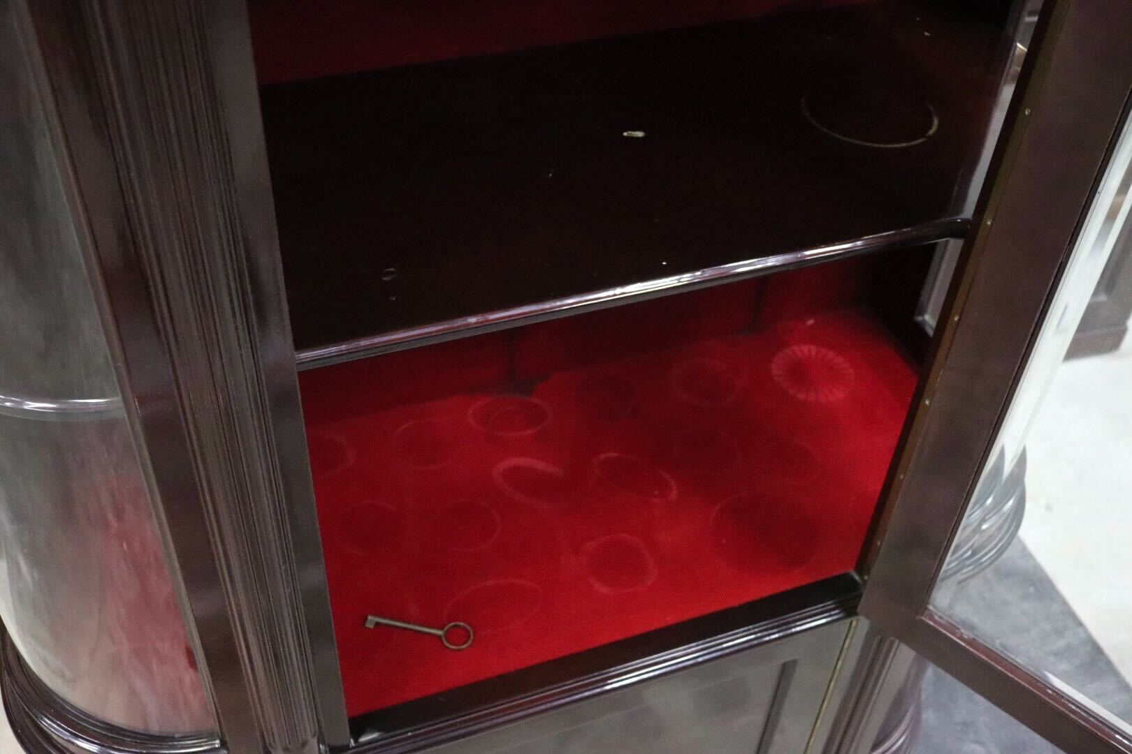 GMIK505○初音の家具 キュリオケース 飾り棚 キャビネット コレクションボード ヨーロピアン クラシック アンティーク 田中家具製作所