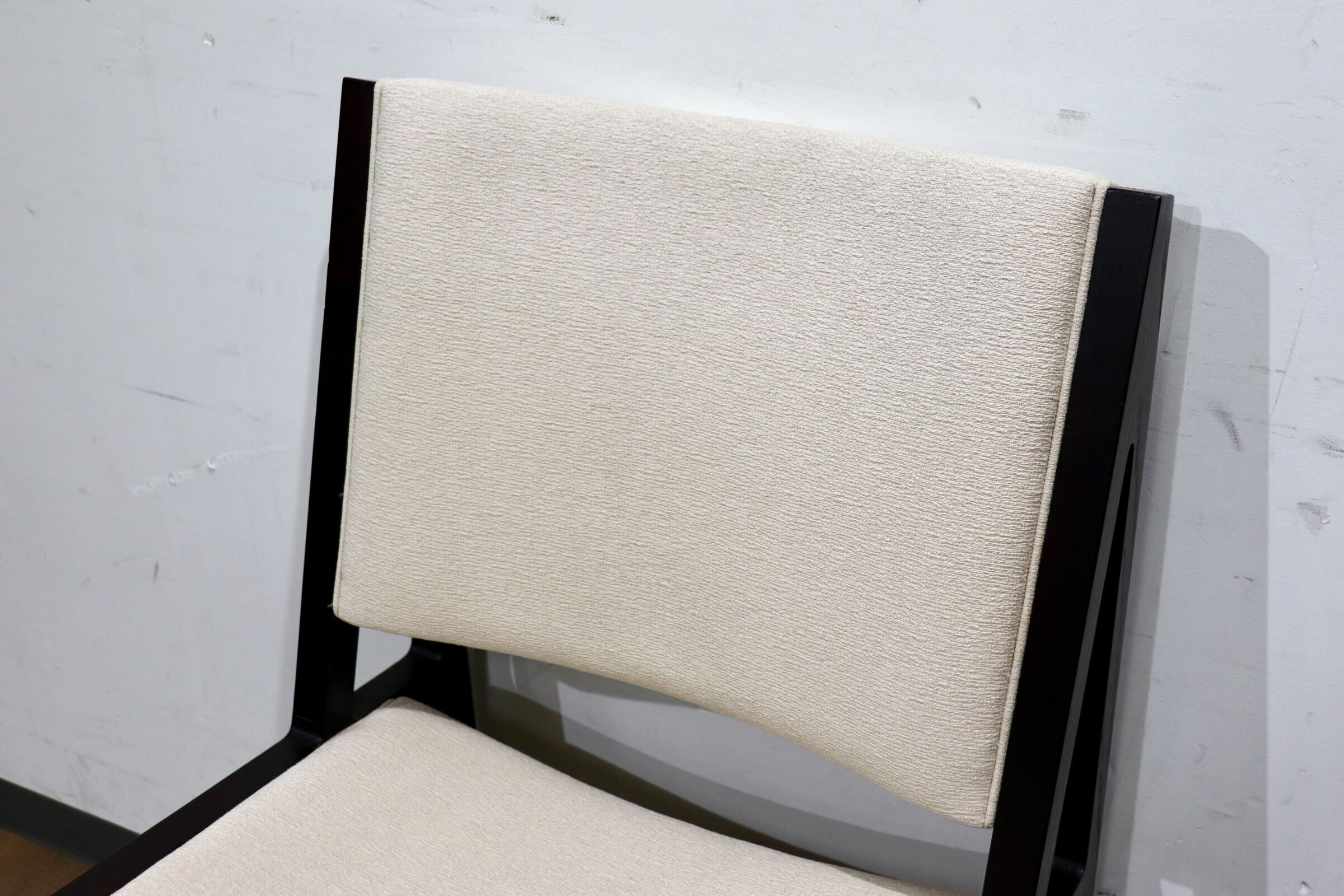 GMHN292C○ROCKSTONE / ロックストーン PM135 BOWSEN サイドチェア ダイニングチェア 椅子 ファブリック アッシュ材 定価 約8.3万 展示品