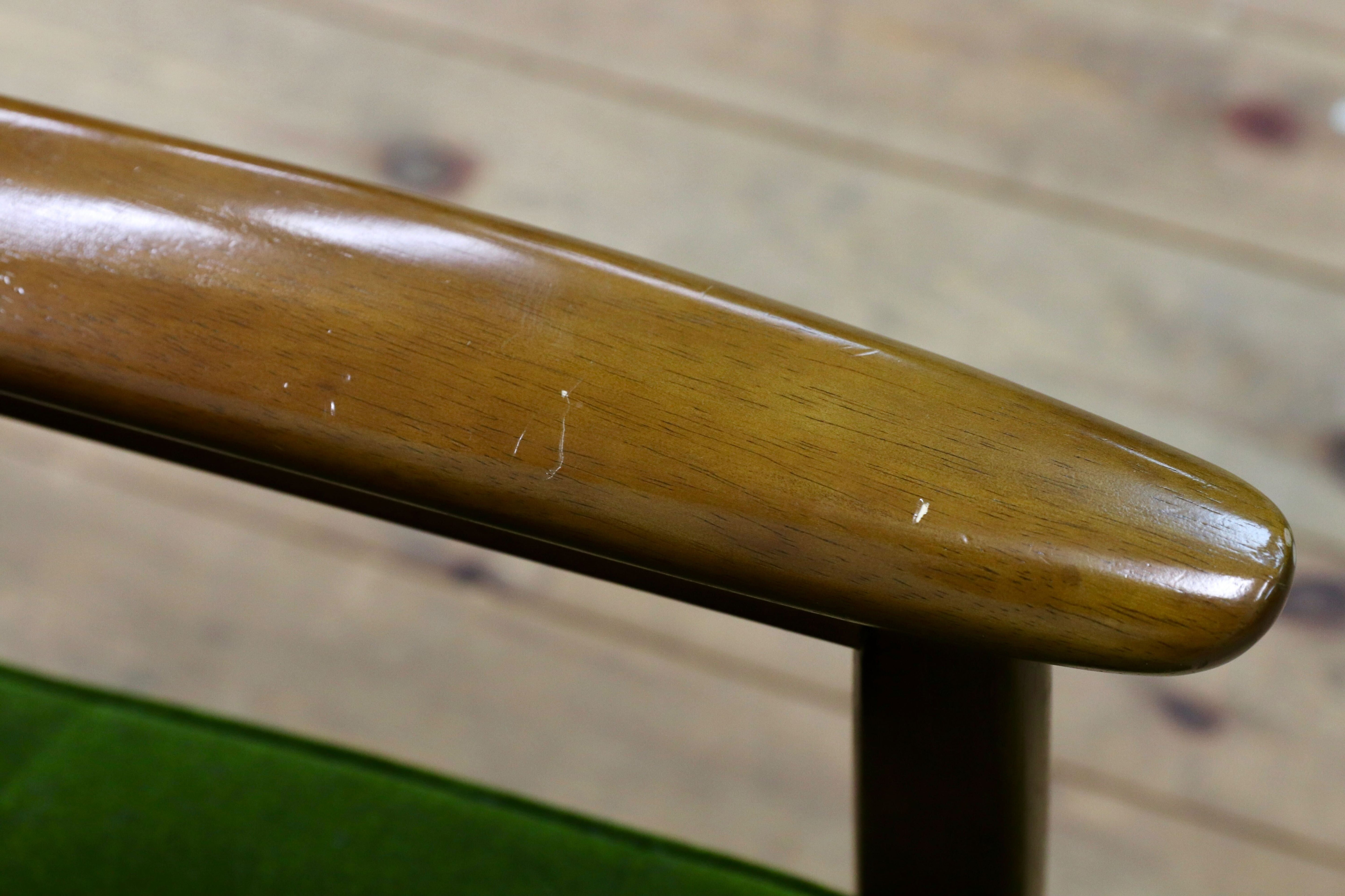 GMIS299○カリモク60 Kチェア 2シーター モケットグリーン karimoku 2人掛けソファ ラブソファ アームチェア