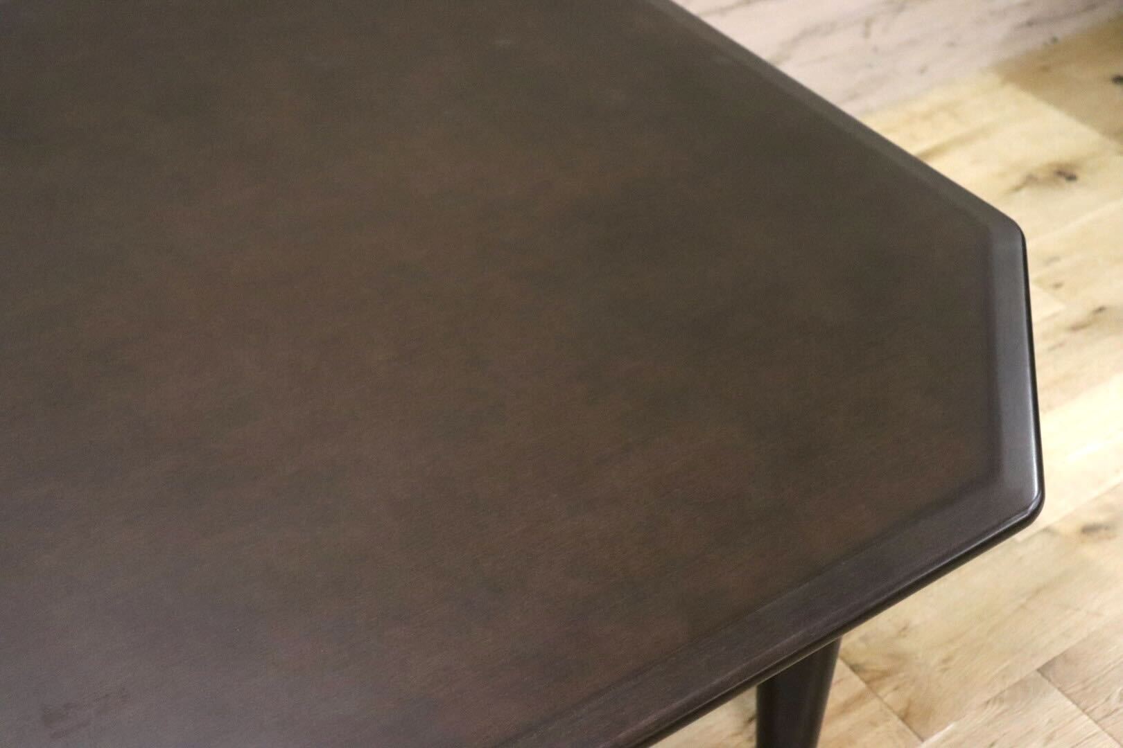 GMFH436○冨士ファニチア / FUJI FURNITURE ダイニングテーブル 食卓テーブル 作業台 八角 R2270C 食卓机 モダン ダークブラウン 国産家具