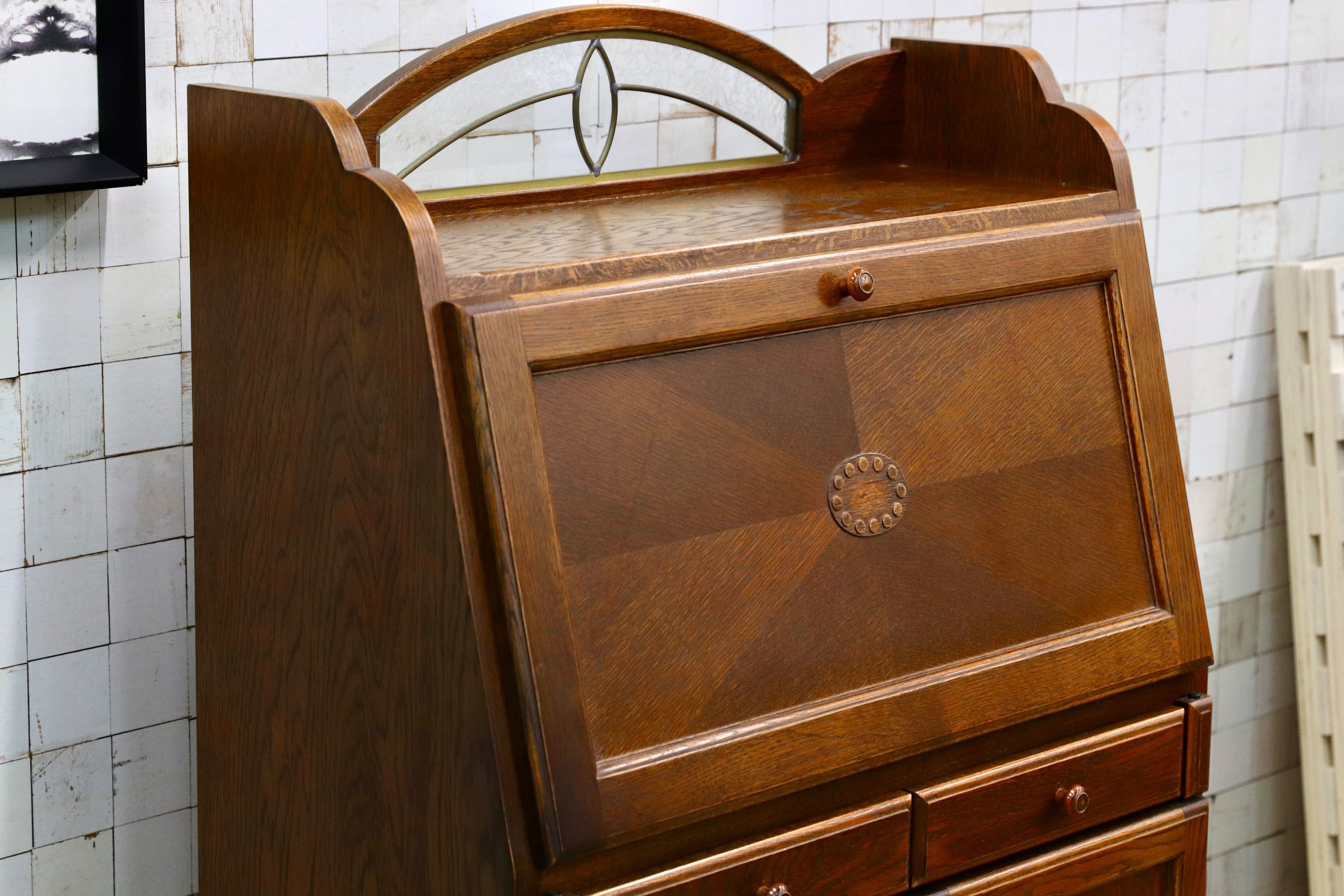 GMIS306○三越家具 Brugge ブルージュ ライティングビューロー デスク 机 英国カントリー クラシック