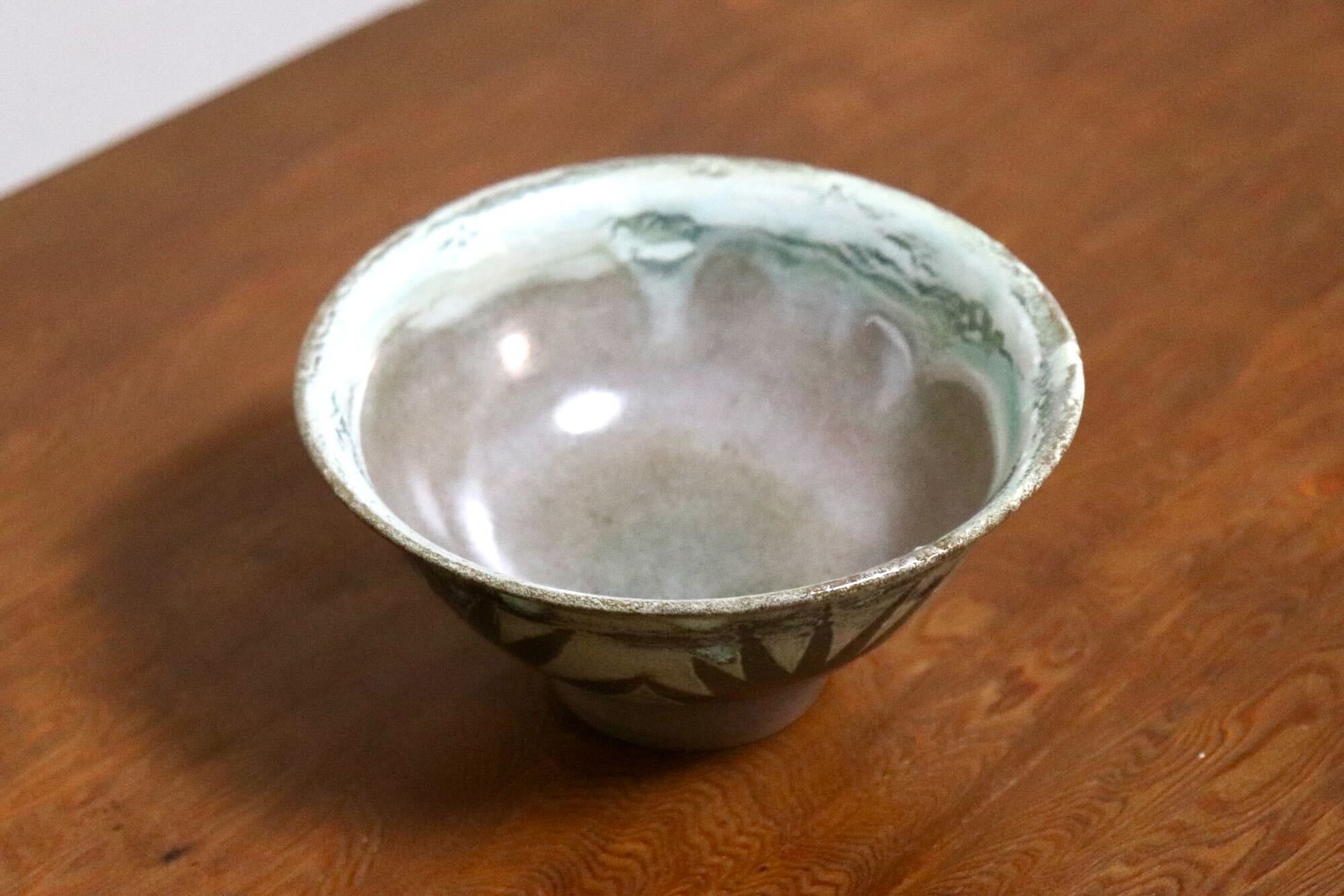 GMIO464B○千代市陶房 清水千代市 丹波焼 ごはん茶碗 陶器 丹波篠山 伝統工芸 未使用