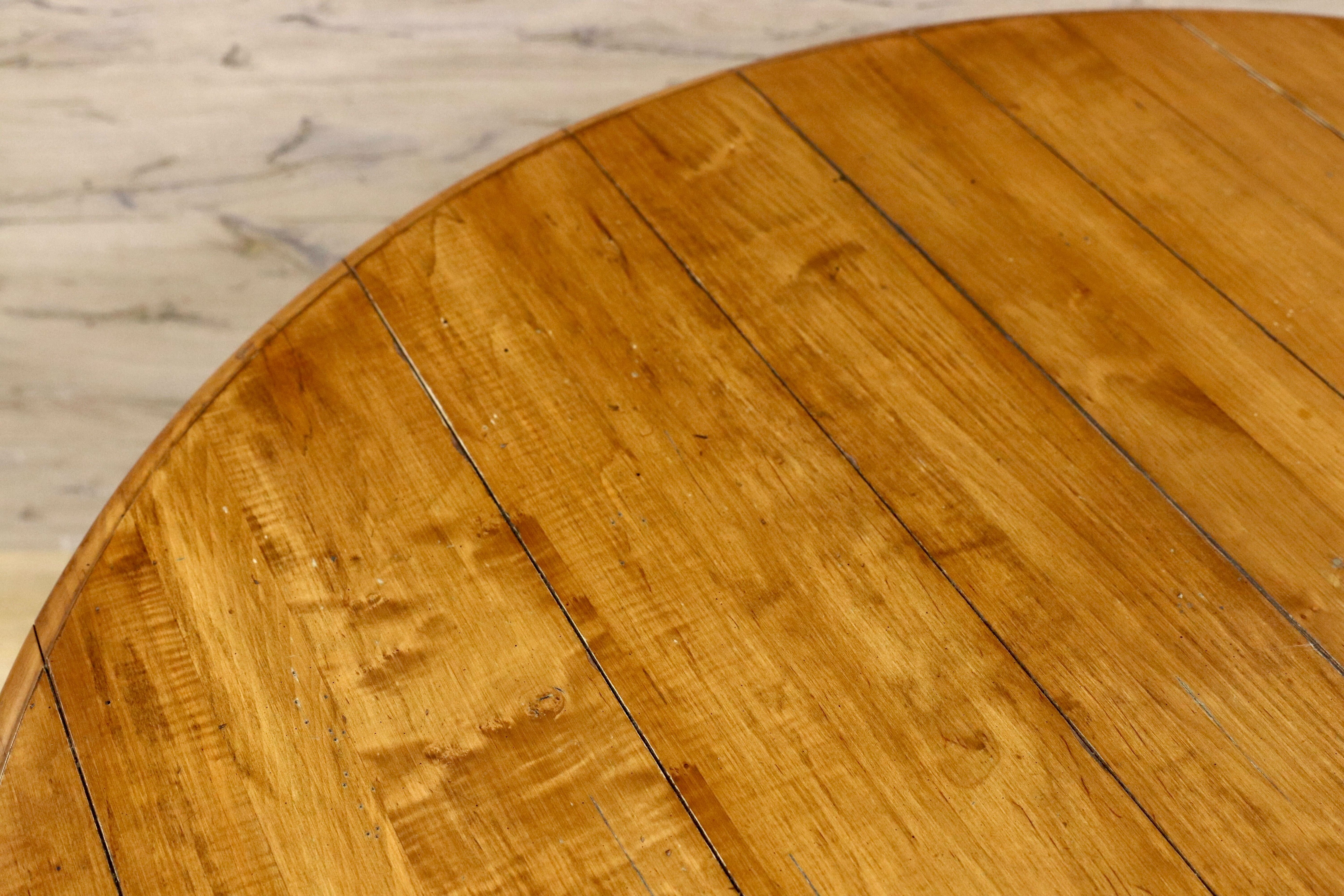 GMIK82○ETHAN ALLEN / イーセンアーレン ダイニングテーブル 食卓テーブル アメリカ ヴィンテージ クラシック IDC大塚家具 ラウンド