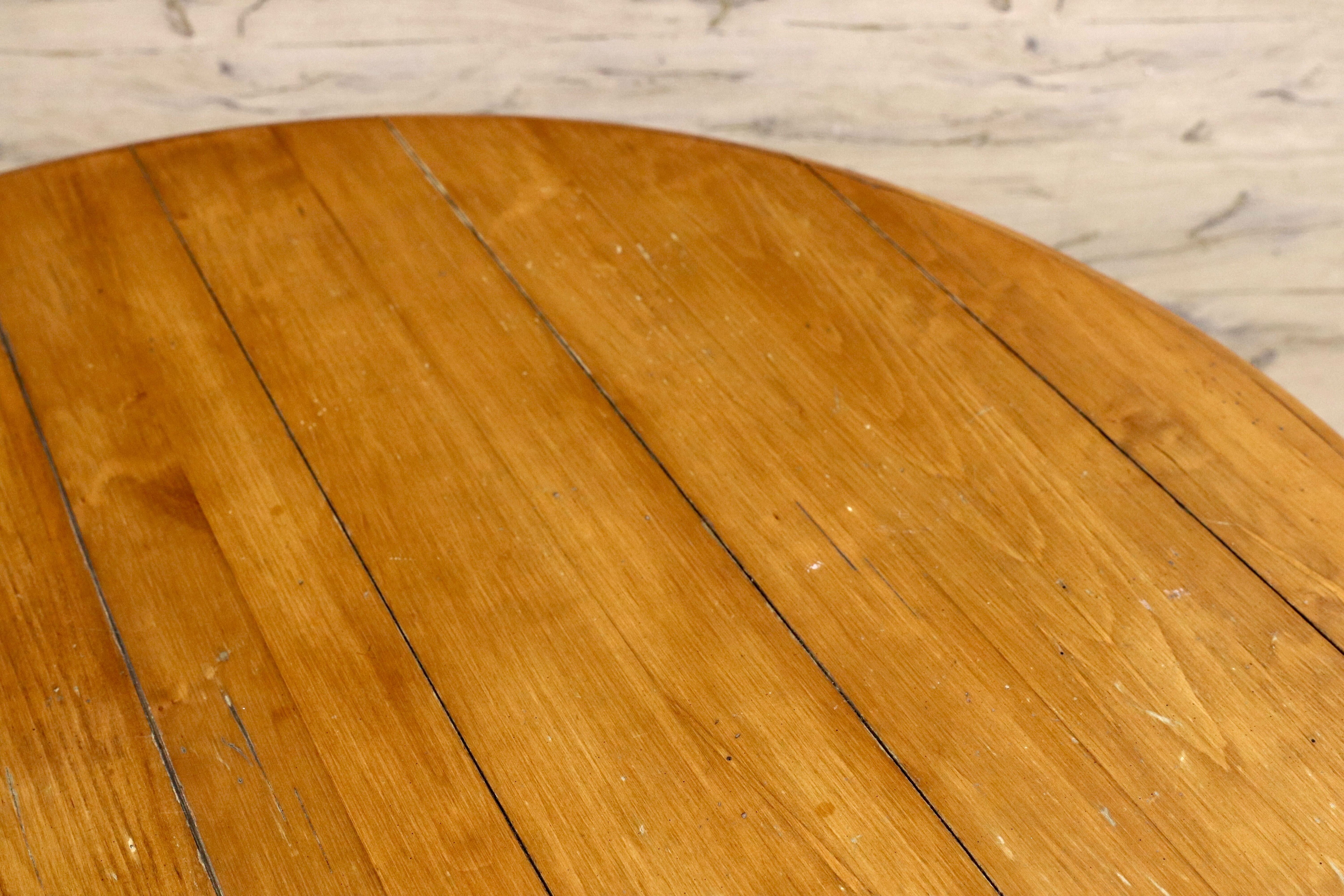 GMIK82○ETHAN ALLEN / イーセンアーレン ダイニングテーブル 食卓テーブル アメリカ ヴィンテージ クラシック IDC大塚家具 ラウンド