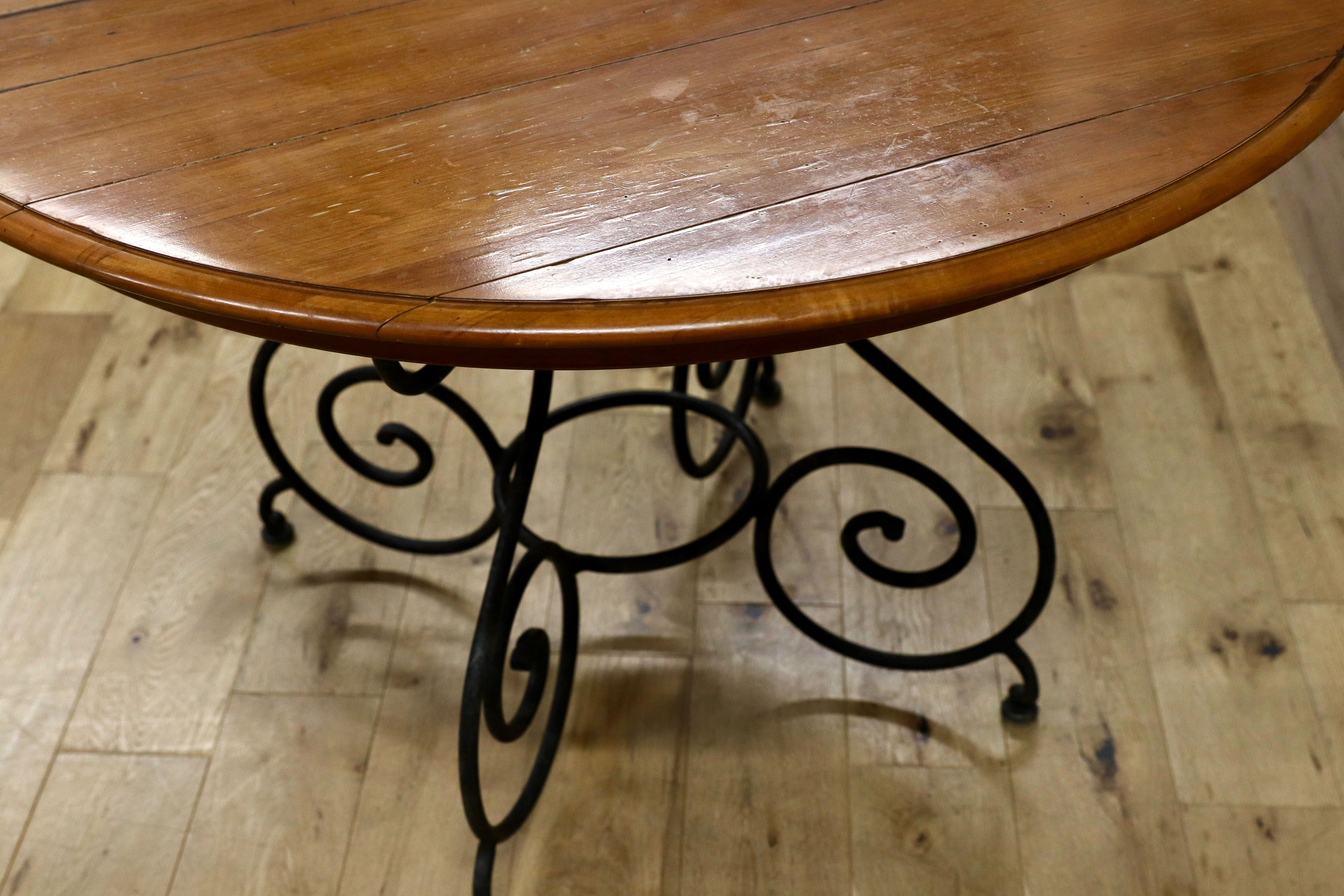 GMIK82○ETHAN ALLEN / イーセンアーレン ダイニングテーブル 食卓テーブル アメリカ ヴィンテージ クラシック IDC大塚家具 ラウンド