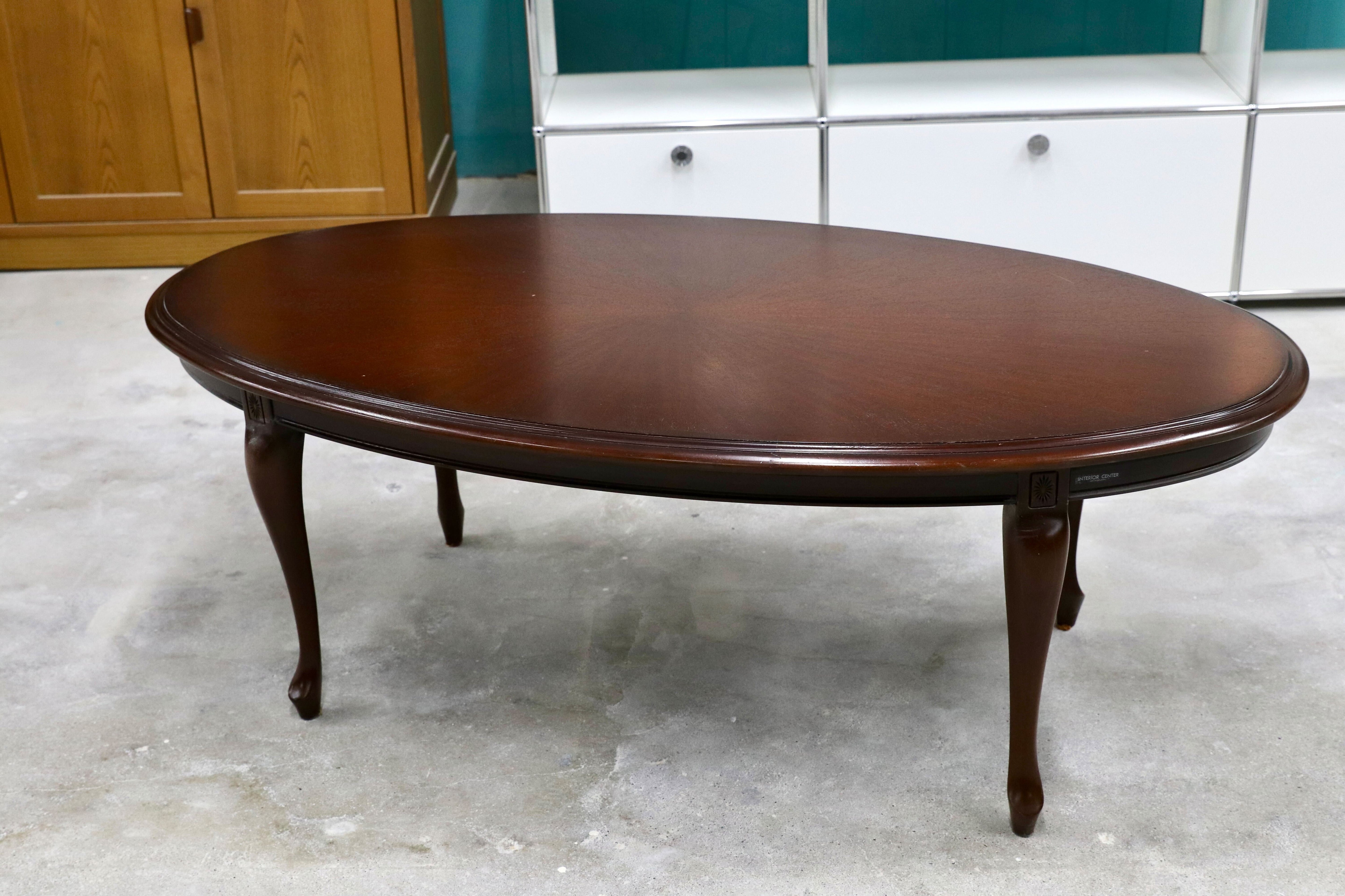 GMHK397○インテリアセンター 北海道旭川 カンディハウス CONDE HOUSE センターテーブル リビングテーブル 応接机 クラシック レトロ