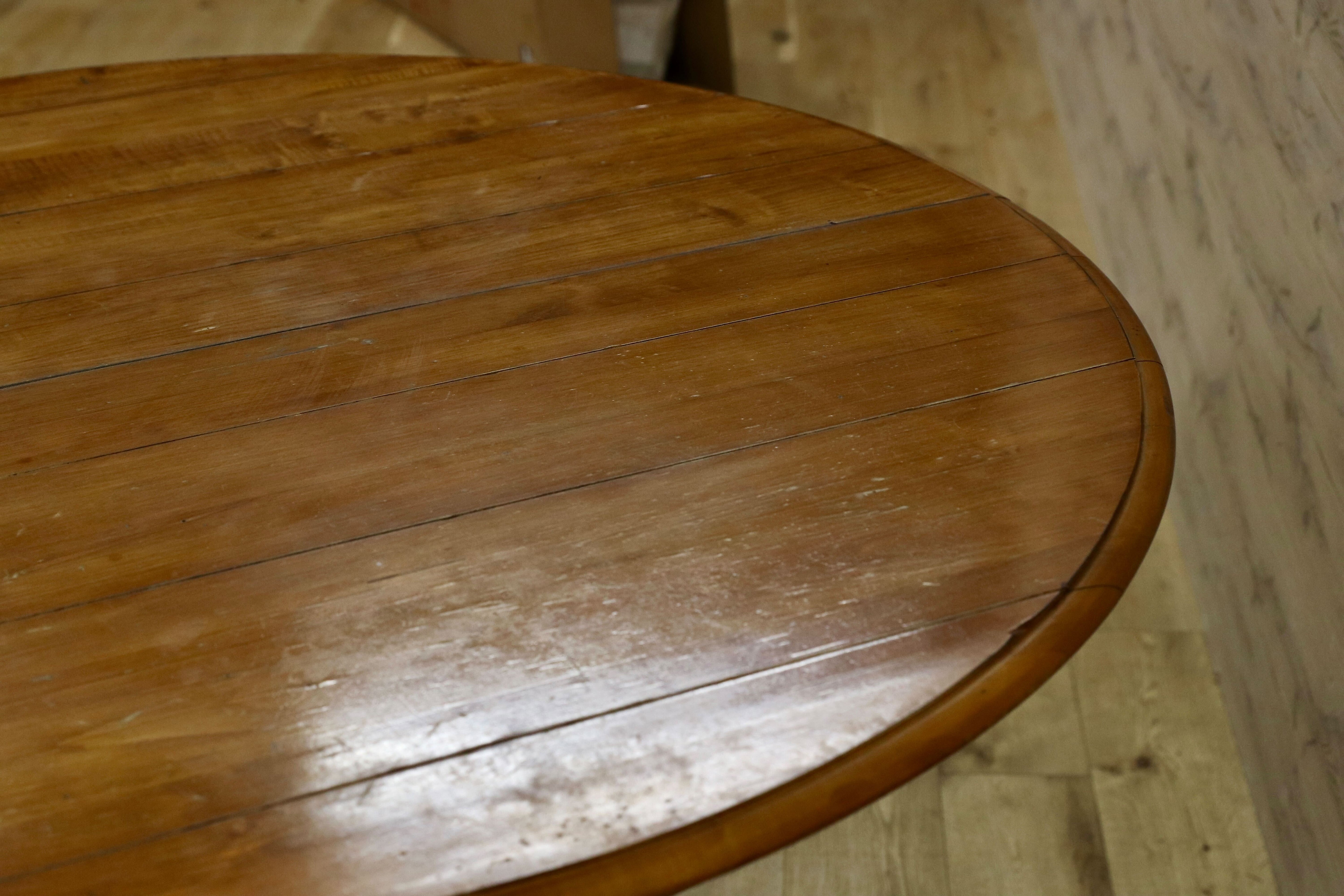 GMIK82○ETHAN ALLEN / イーセンアーレン ダイニングテーブル 食卓テーブル アメリカ ヴィンテージ クラシック IDC大塚家具 ラウンド