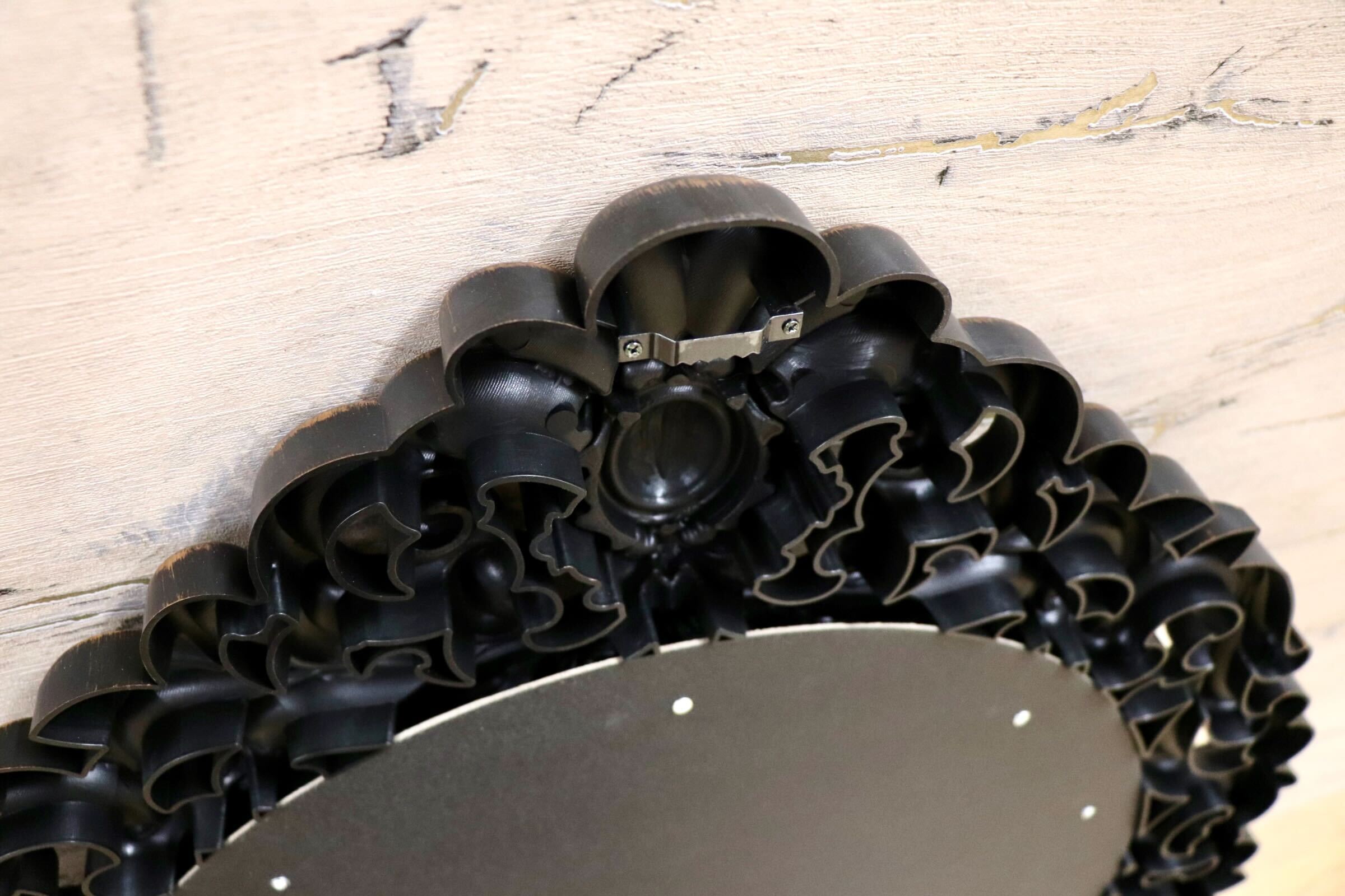 GMIK250K○ウォールミラー 壁掛け鏡 壁掛けミラー 鏡 ミラー アンティーク調 ロココ調 未使用品