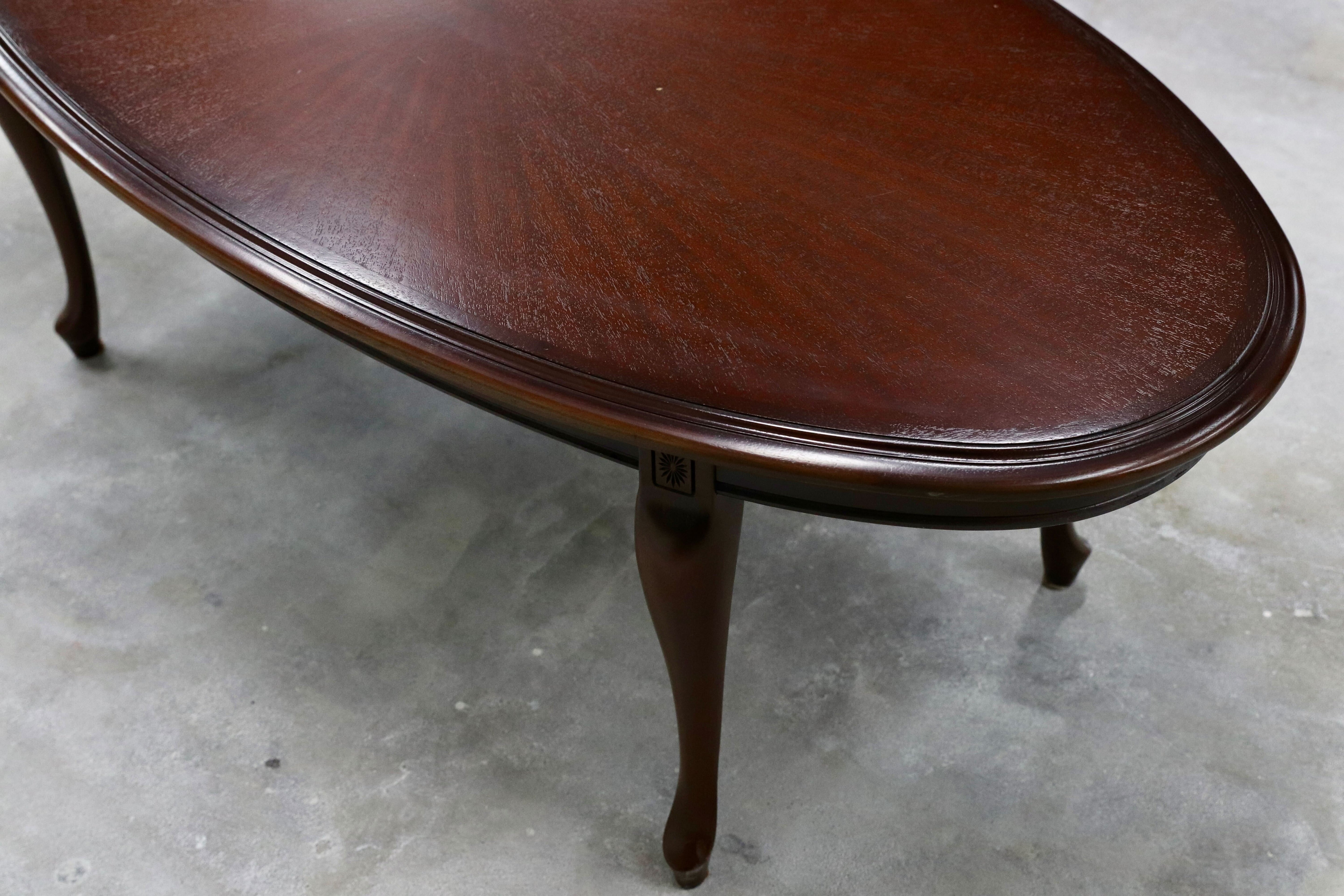 GMHK397○インテリアセンター 北海道旭川 カンディハウス CONDE HOUSE センターテーブル リビングテーブル 応接机 クラシック レトロ