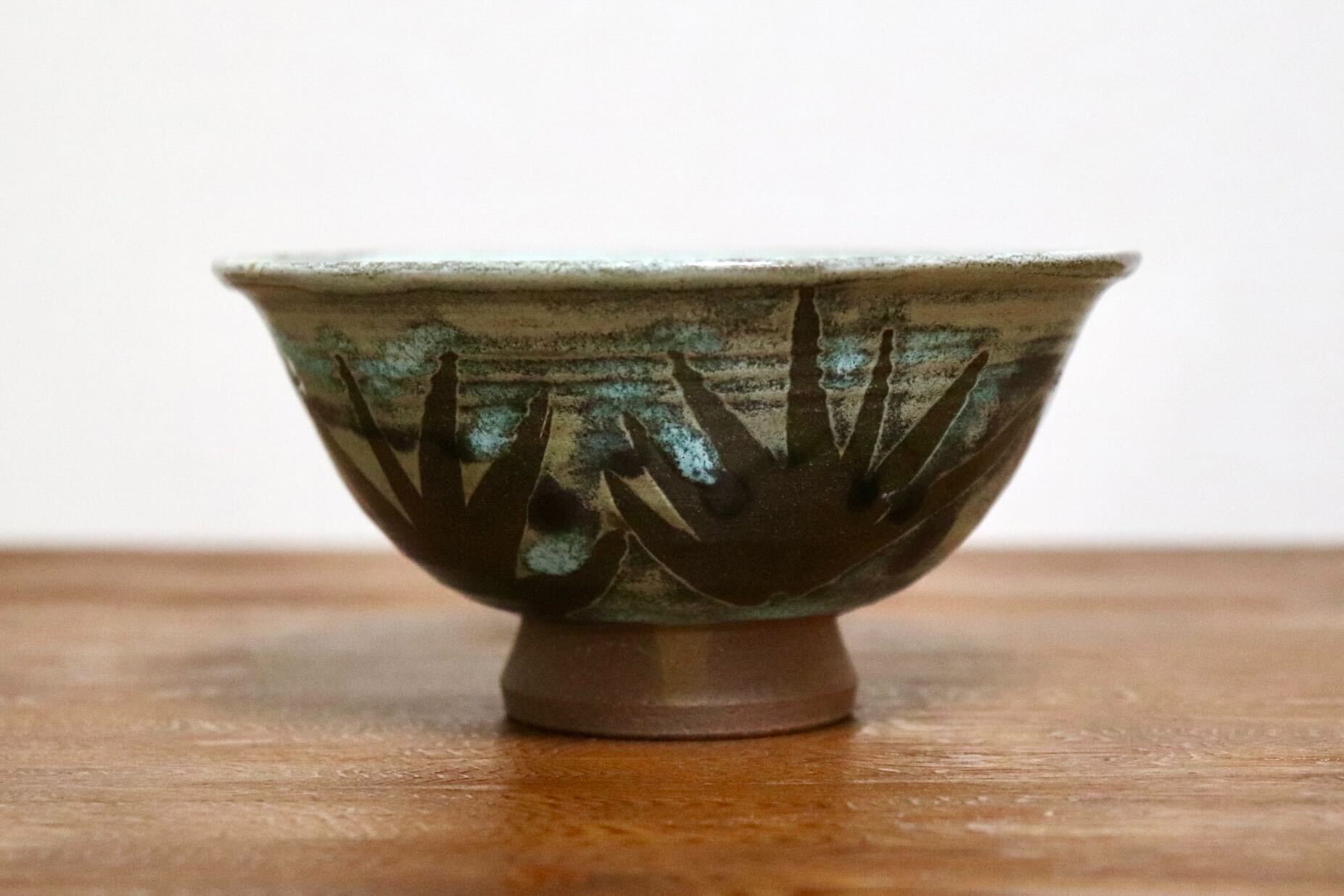 GMIO464B○千代市陶房 清水千代市 丹波焼 ごはん茶碗 陶器 丹波篠山 伝統工芸 未使用