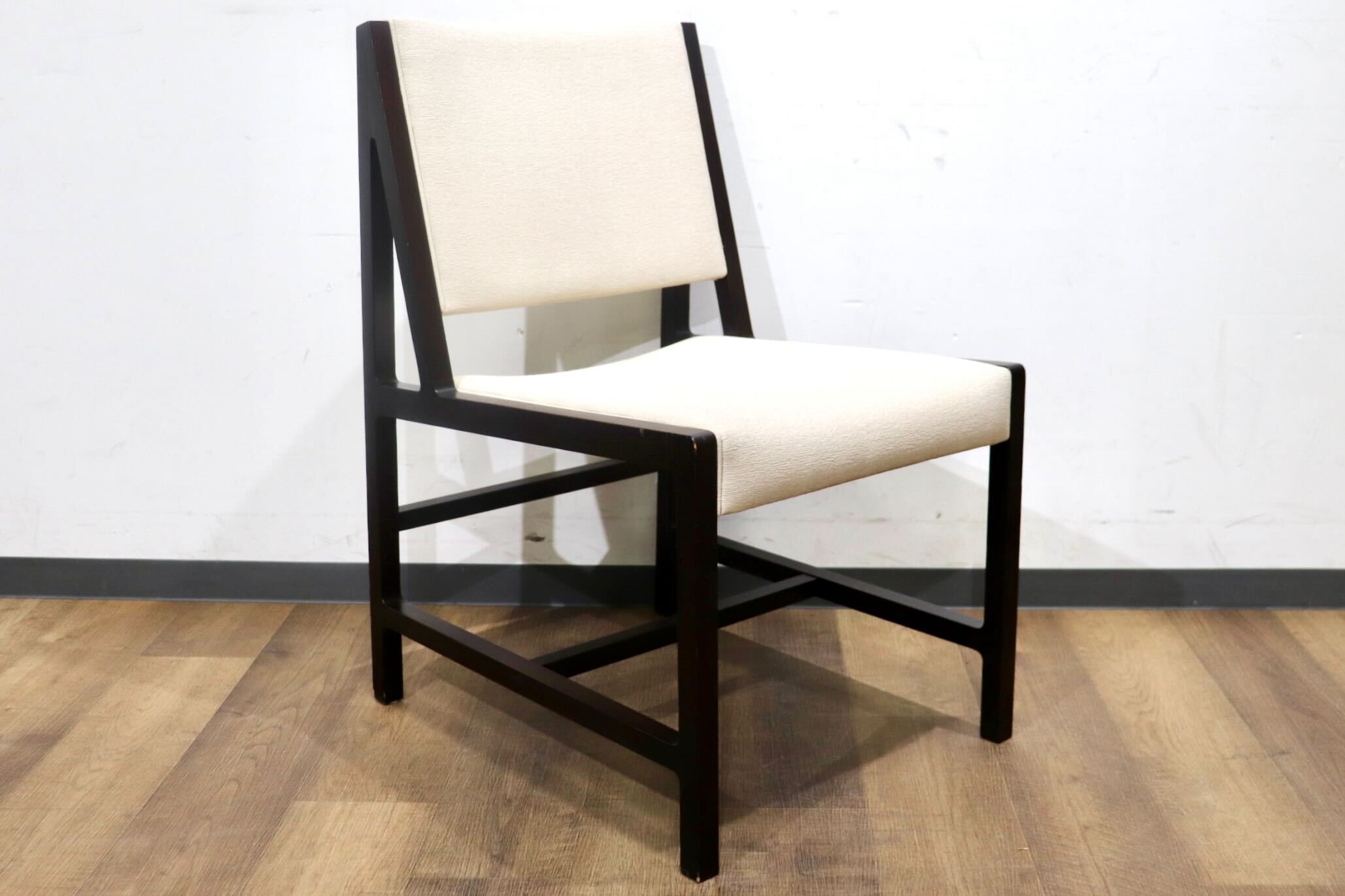 GMHN292D○ROCKSTONE / ロックストーン PM135 BOWSEN サイドチェア ダイニングチェア 椅子 ファブリック アッシュ材 定価 約8.3万 展示品