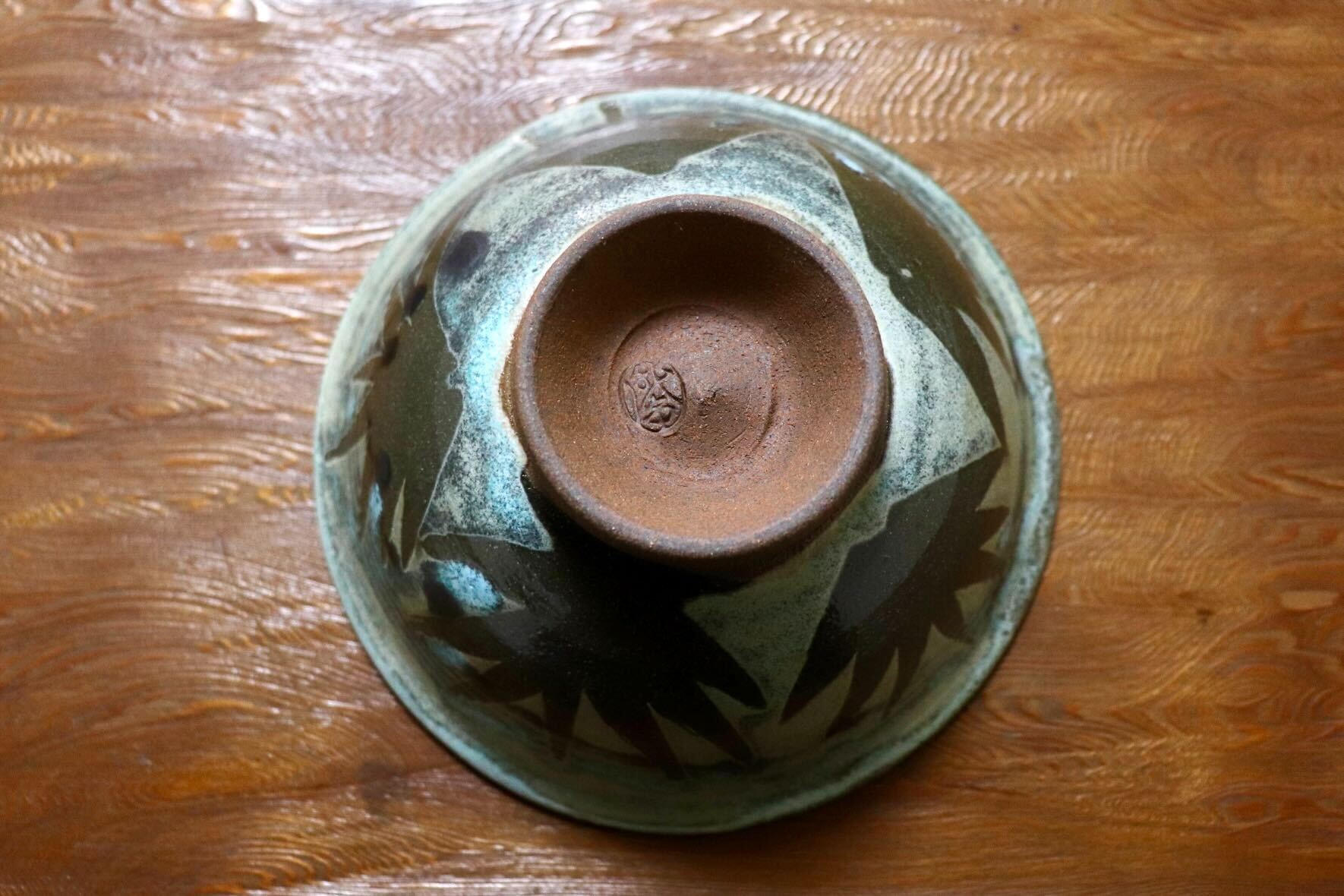 GMIO464B○千代市陶房 清水千代市 丹波焼 ごはん茶碗 陶器 丹波篠山 伝統工芸 未使用