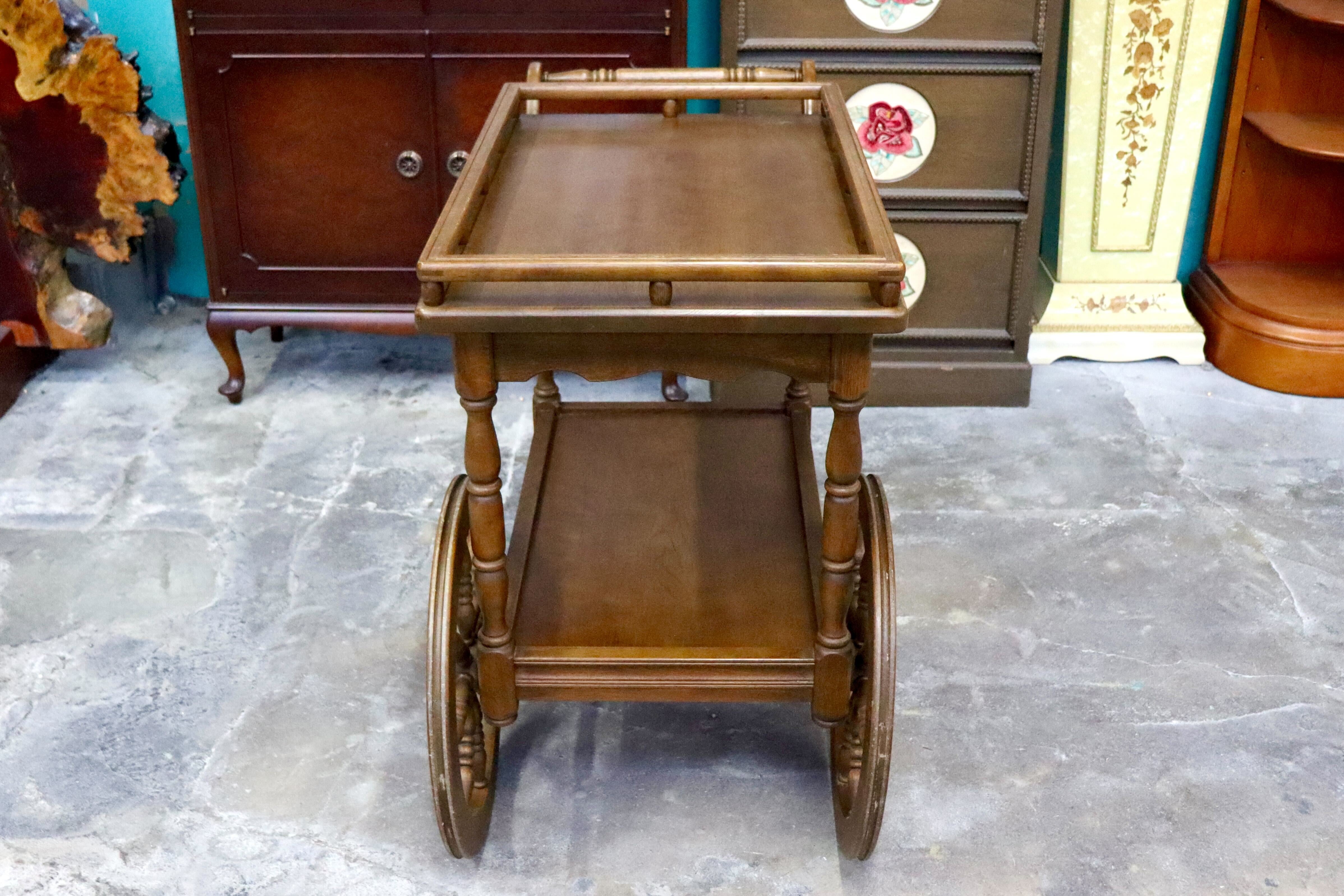 GMIH375○karimoku / カリモク オールドカリモク キッチンワゴン キャスターワゴン 配膳ワゴン ナチュラル カントリー 国産家具