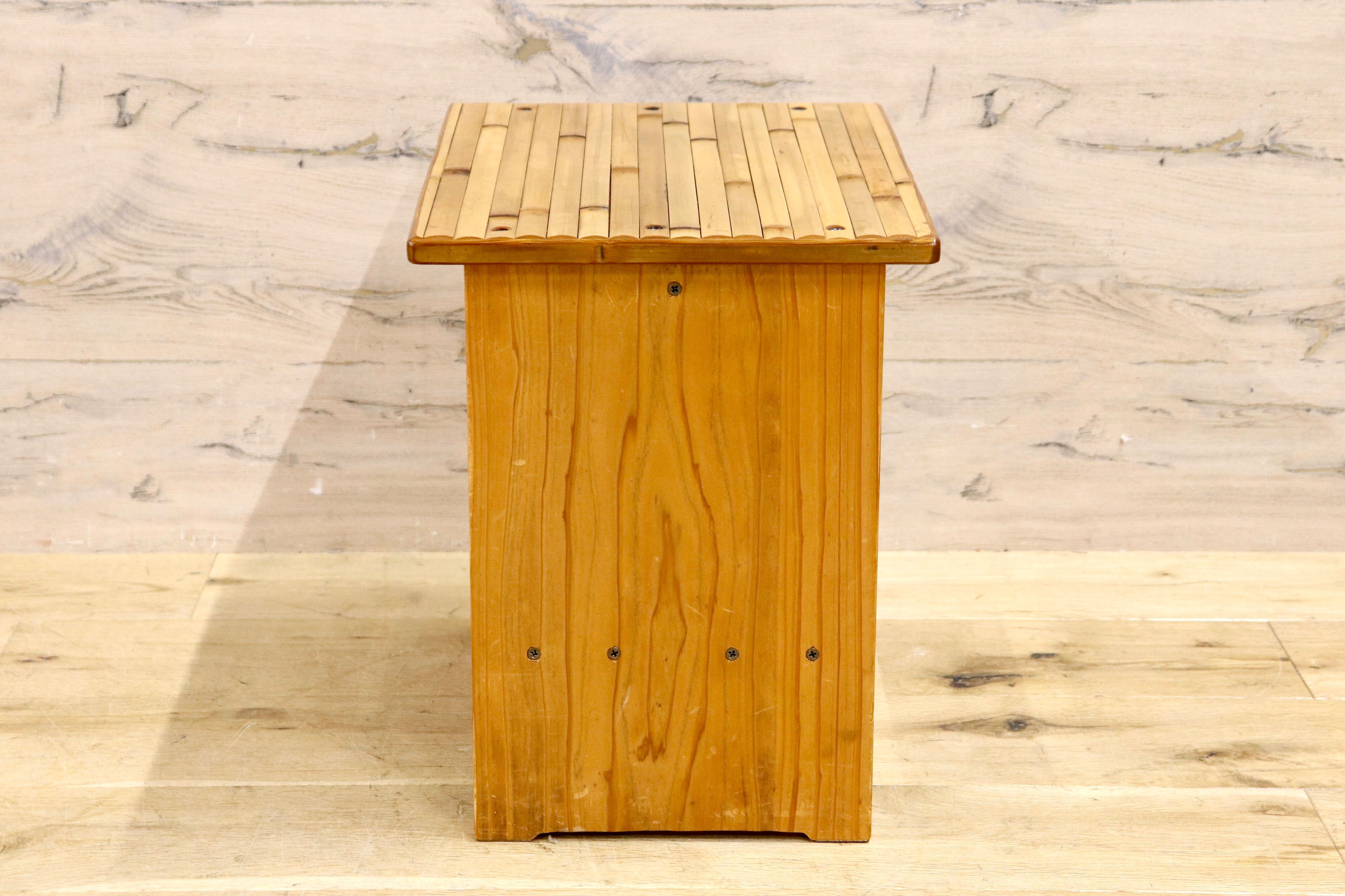 GMIK53B○梅里竹芸 Umezato Bamboo Craft 竹家具 スツール 椅子 踏み台 工芸品 バンブー 宮崎 高級 健康椅子 (コピー)