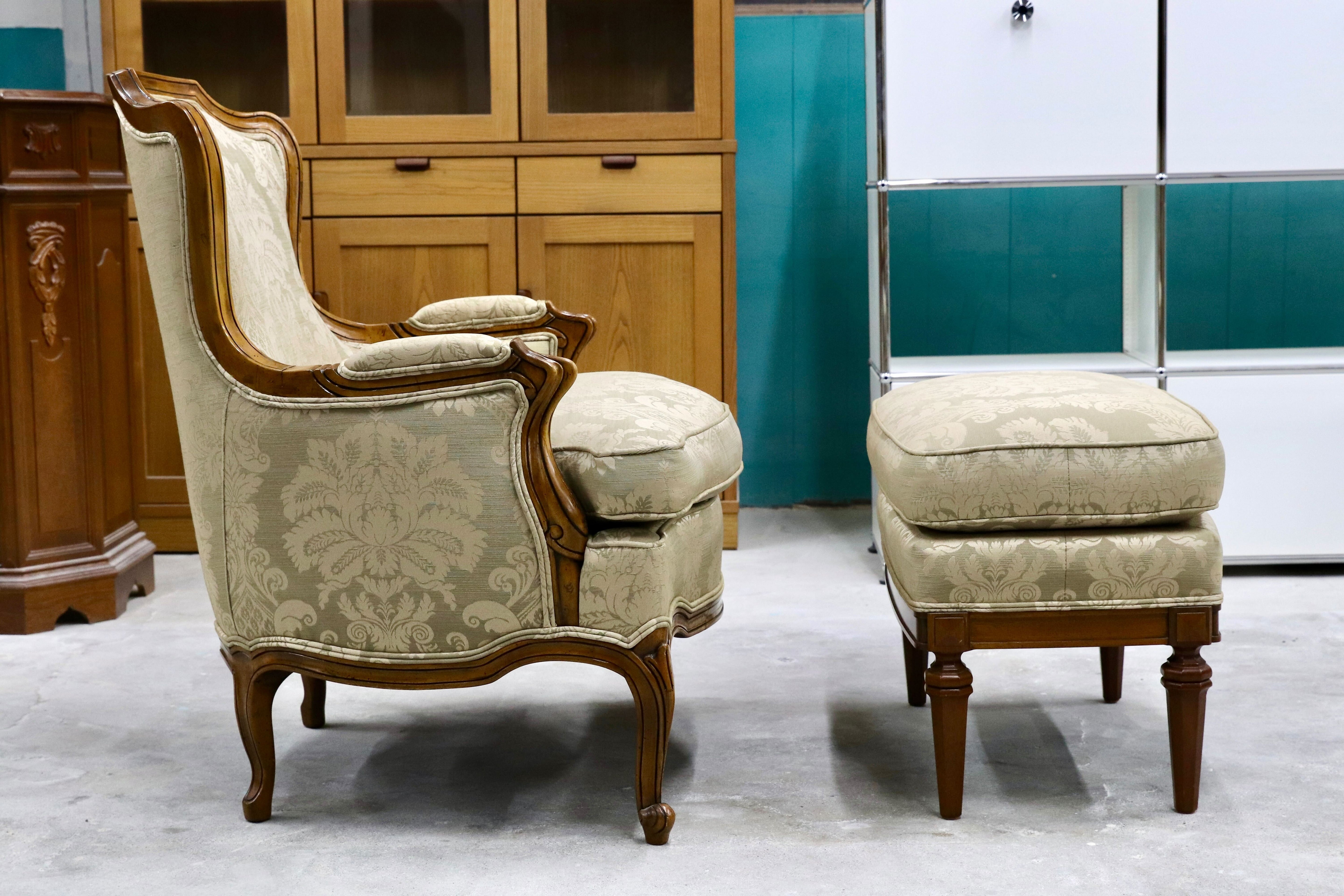 GMHH286B○DREXEL HERITAGE / ドレクセルヘリテイジ Upholstery 1人掛けソファ シングルソファ ラウンジチェア 最高級 約60万
