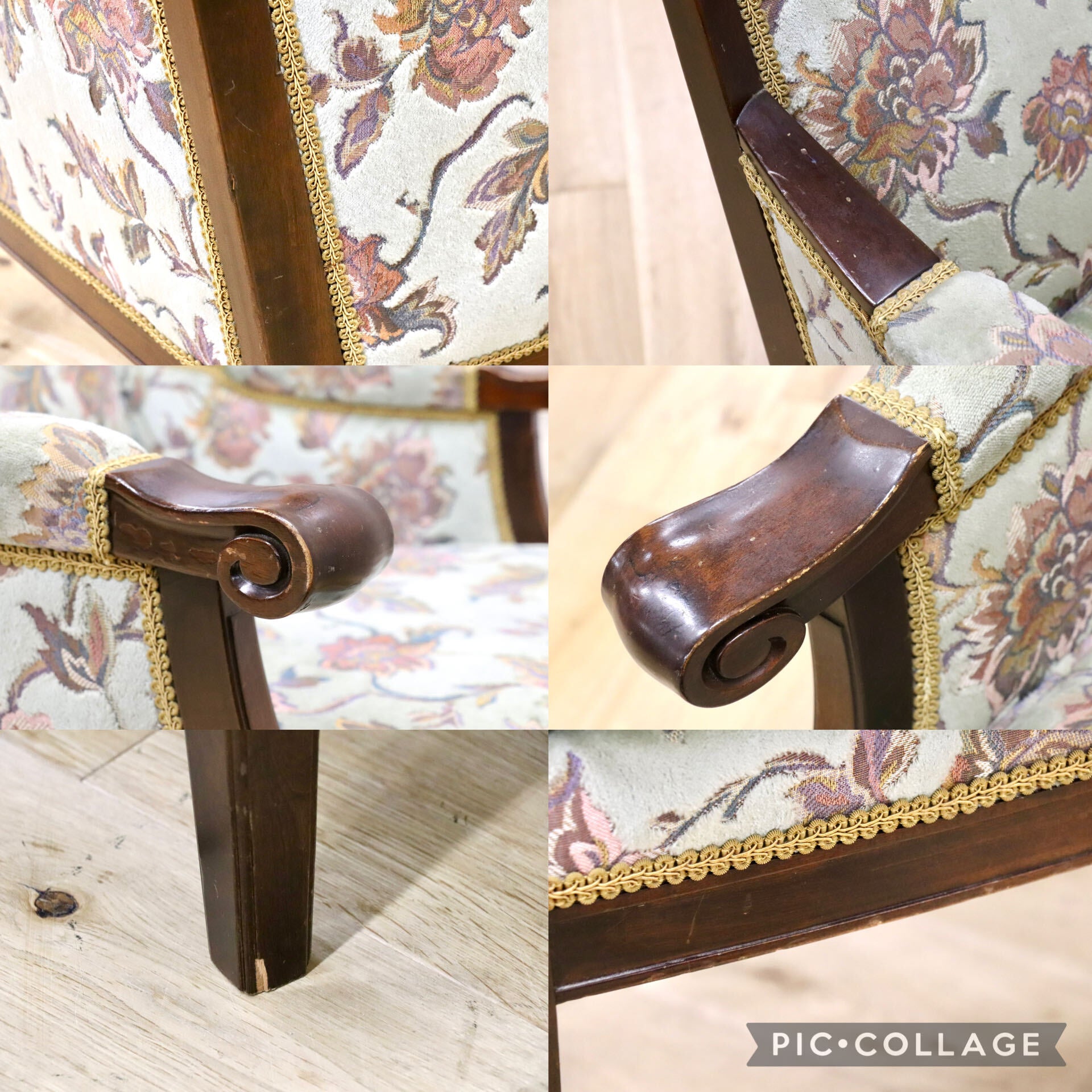 GMJK156D◯メープル不二家 神戸洋家具 ラウンジチェア シングルソファ アームチェア 一人掛けソファ 椅子 ファブリック ヨーロピアン