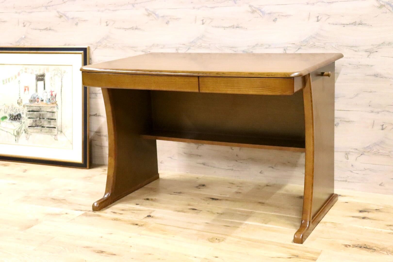 カリモク家具 みやす デスクST3120 在宅ワーク・学習机などに 