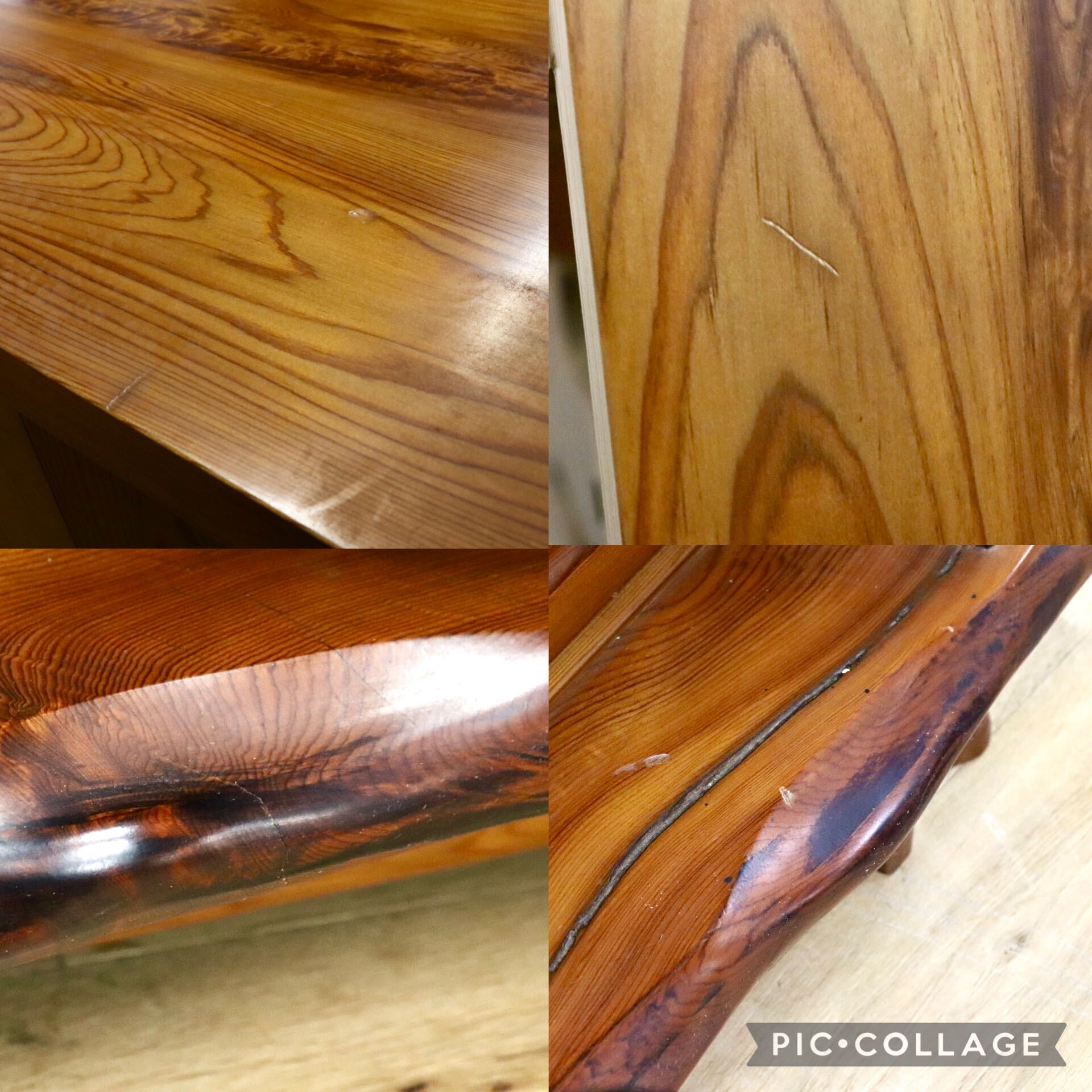 GMJK168○世界遺産屋久杉 飾り棚 茶棚 茶箪笥 和風キャビネット オープンシェルフ 違い棚 和家具 和室 古民家 座敷 和モダン