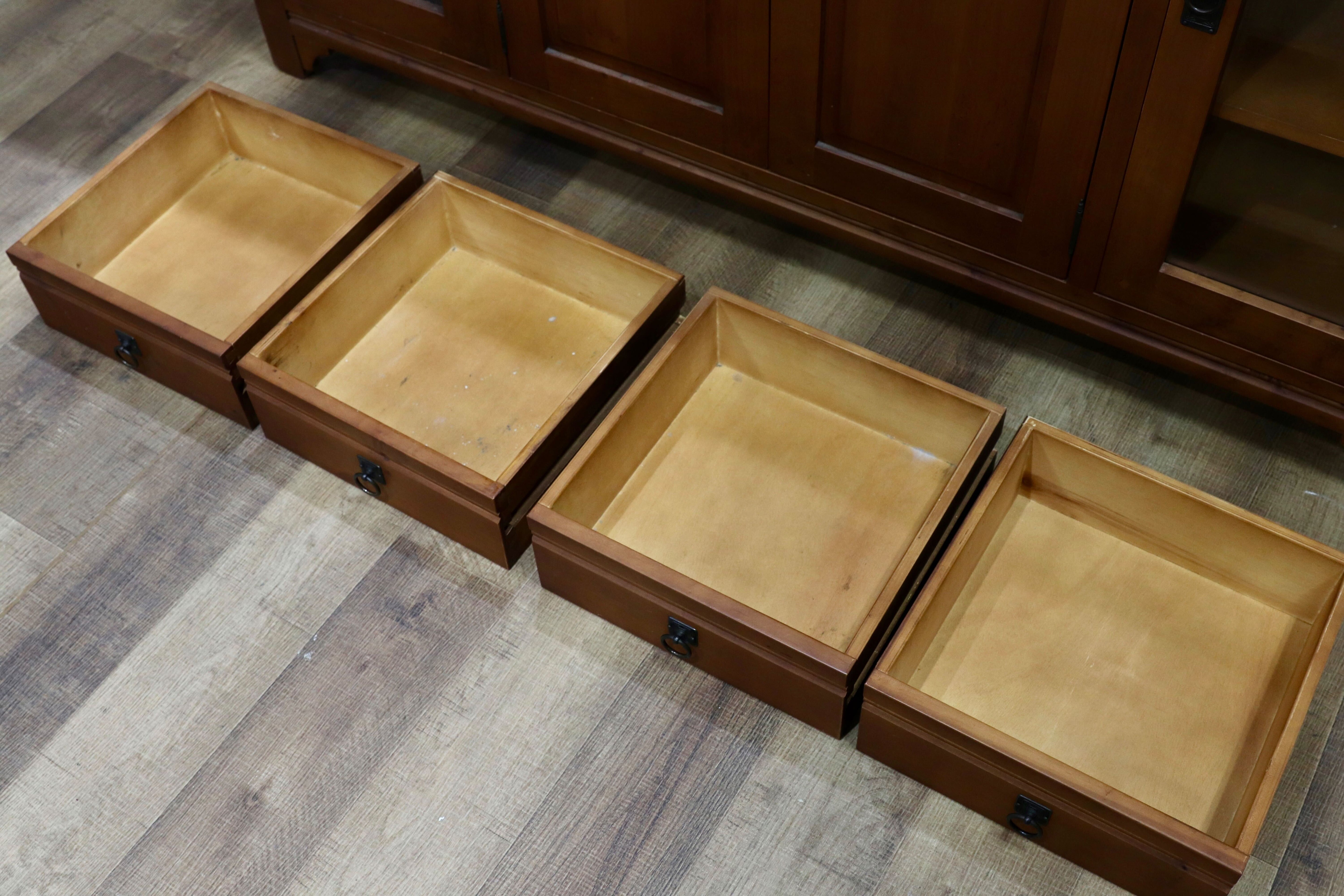 GMHK875○パイン材 カントリー オールド サイドボード リビングボード カウンター キャビネット 収納家具 店舗什器 検)アンファン