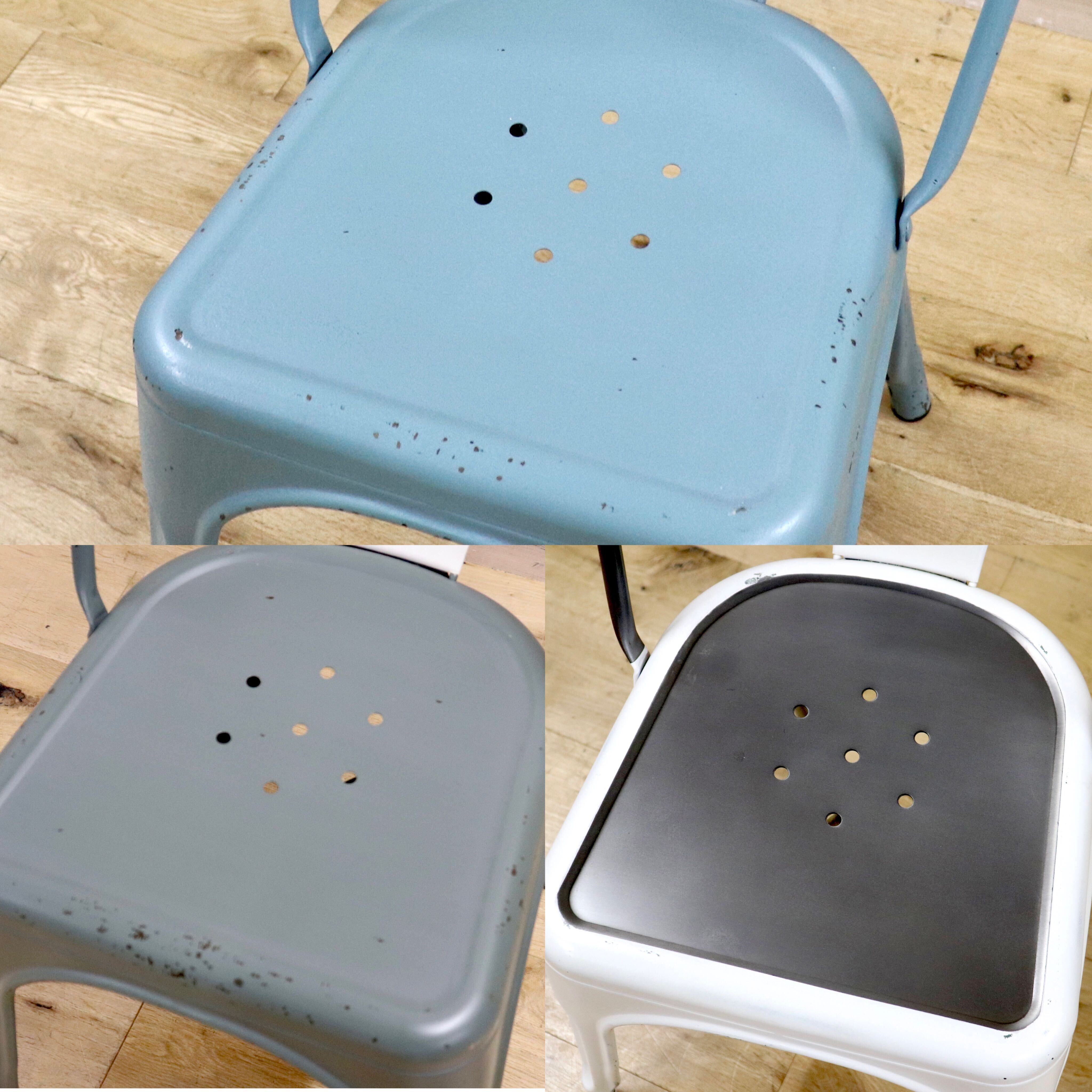 GMHN110B○CRASH GATE / クラッシュゲート GREG グレッグ ダイニングチェア 椅子 3脚セット スタッキング インダストリアル 関家具