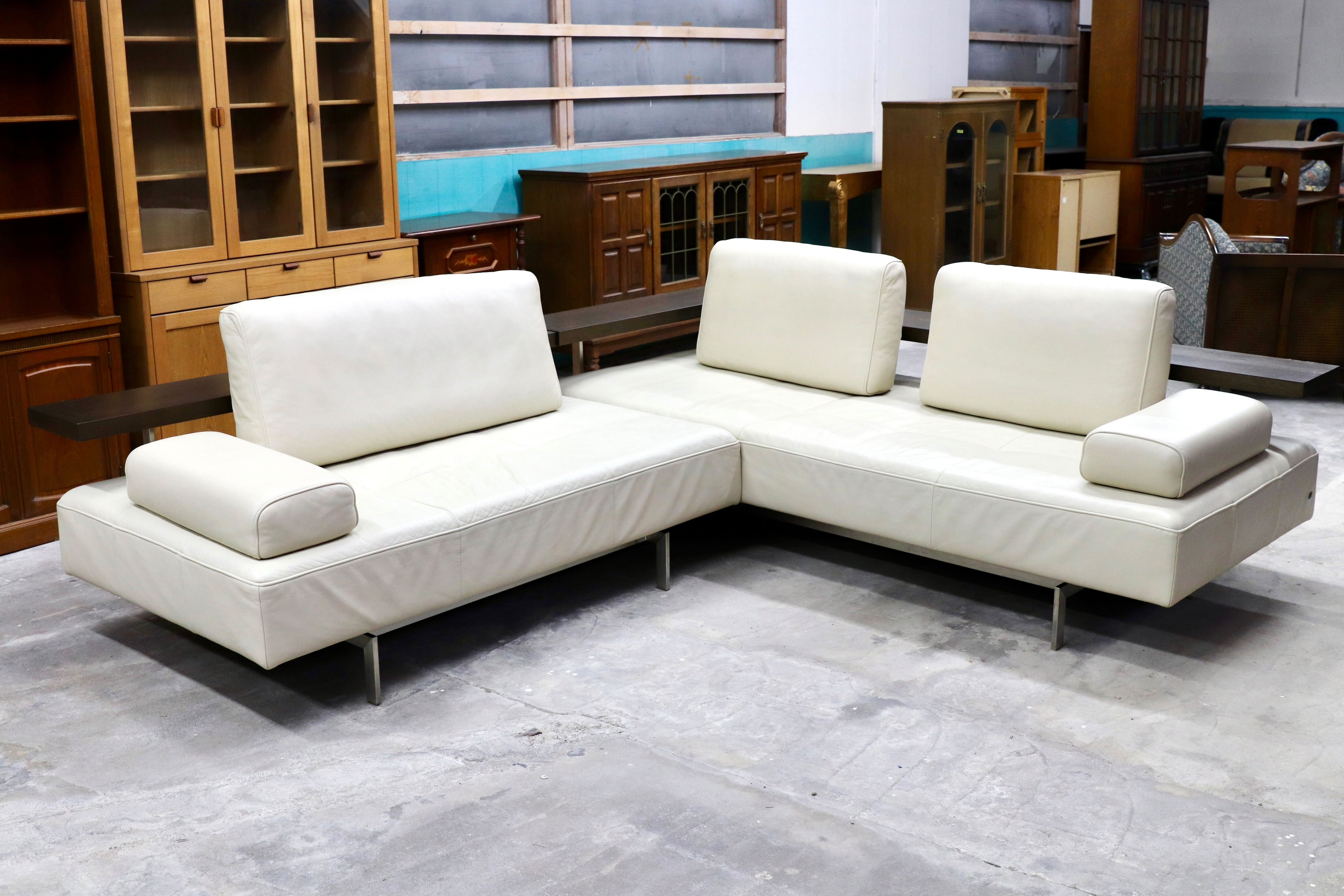 GMIK60○ROLF BENZ / ロルフベンツ DONO ドノ カウチソファ コーナーソファ 本革 レザー ドイツ IDC大塚家具 定価約300万