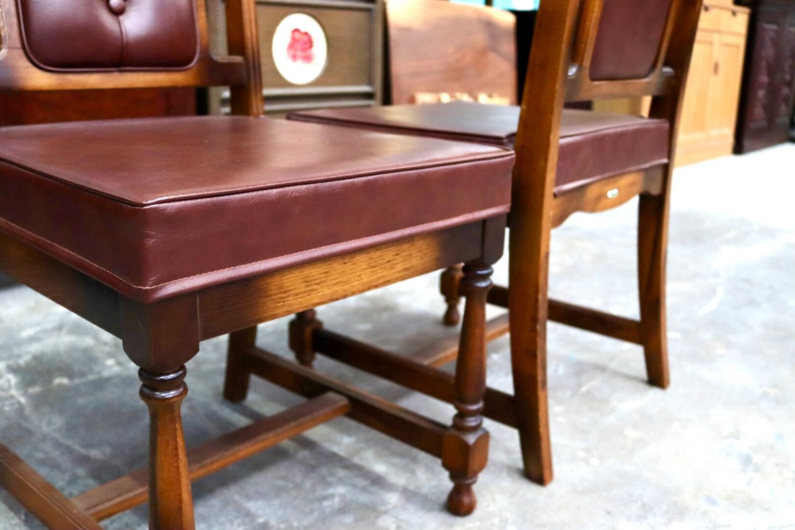 GMIS494C○karimoku / カリモク オールドカリモク ダイニングチェア アームレスチェア 椅子 2脚セット ブナ材 クラシック ヴィンテージ