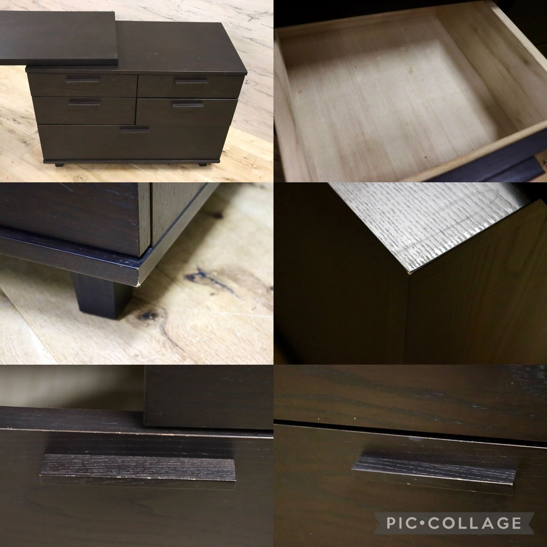 GMHS399○ACTUS / アクタス FB チェスト サイドボード パソコンデスク 収納家具 シンプルモダン リビング収納 ダークブラウン