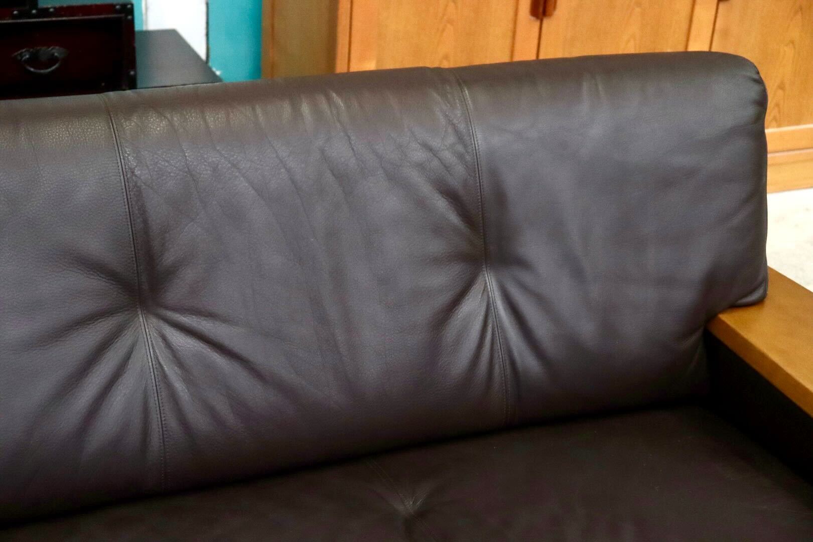 GMIK557B○karimoku / カリモク ZU4023 3人掛けソファ トリプルソファ 長椅子 本革 応接 モダン 国産家具