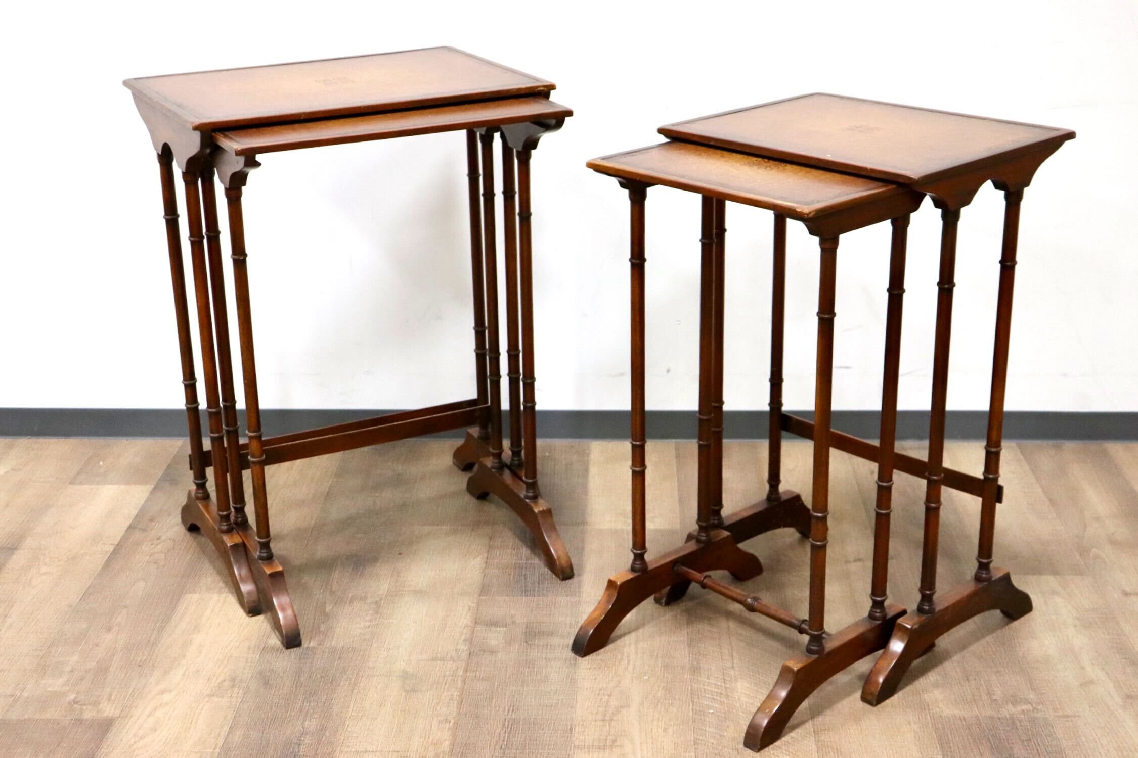 GMHK16○THEODORE ALEXANDER / セオドアアレキサンダー ネストテーブル サイドテーブル 花台 飾り台 英国 クラシック ヴィンテージ 最高峰