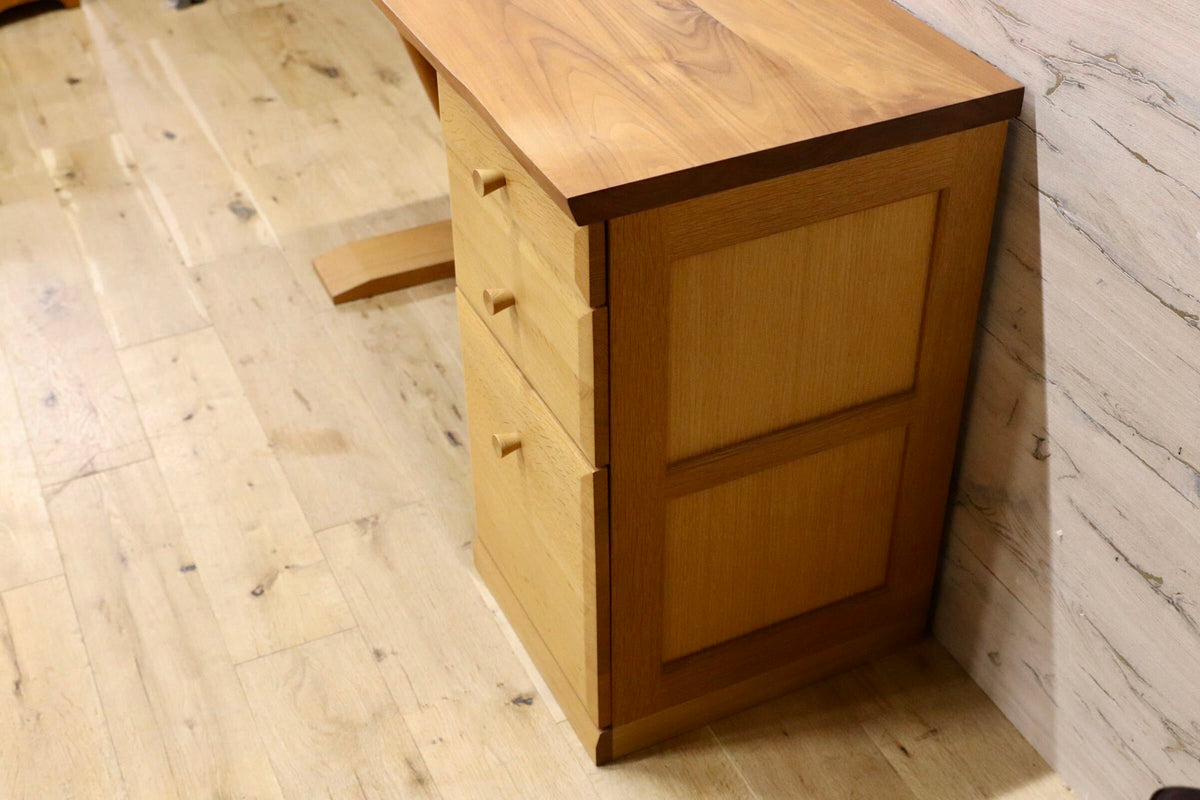 GMJK416○TAKAYAMA WOOD WORKS / 高山ウッドワークス 片袖デスク 書斎机 ウォールナット オーク材 飛騨家具 検)柏木工 日進木工 アクタス
