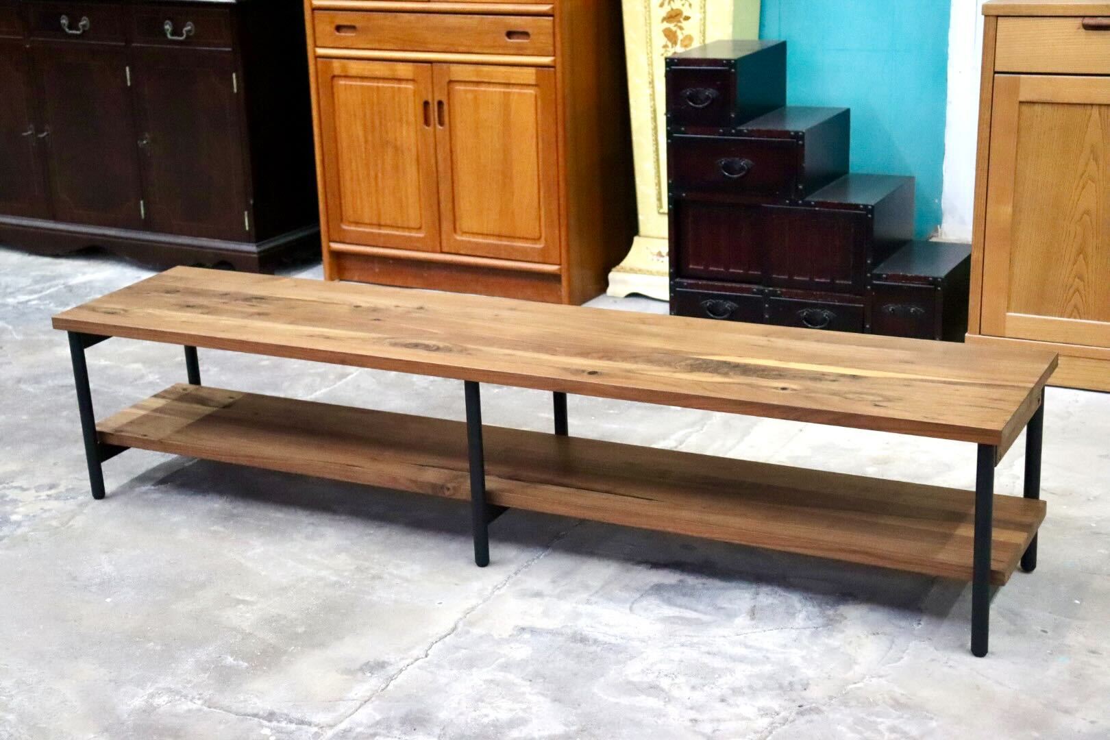 GMIK550○unico / ウニコ DIX ディクス AVボード ローボード TVボード リビング収納 ウォールナット 北欧スタイル インダストリアル 展示品