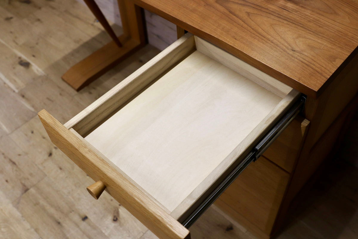 GMJK416○TAKAYAMA WOOD WORKS / 高山ウッドワークス 片袖デスク 書斎机 ウォールナット オーク材 飛騨家具 検)柏木工 日進木工 アクタス