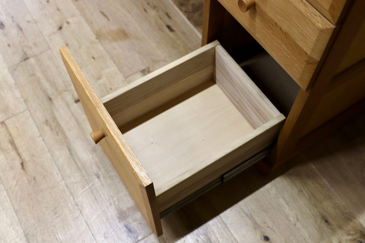 GMJK416○TAKAYAMA WOOD WORKS / 高山ウッドワークス 片袖デスク 書斎机 ウォールナット オーク材 飛騨家具 検)柏木工 日進木工 アクタス
