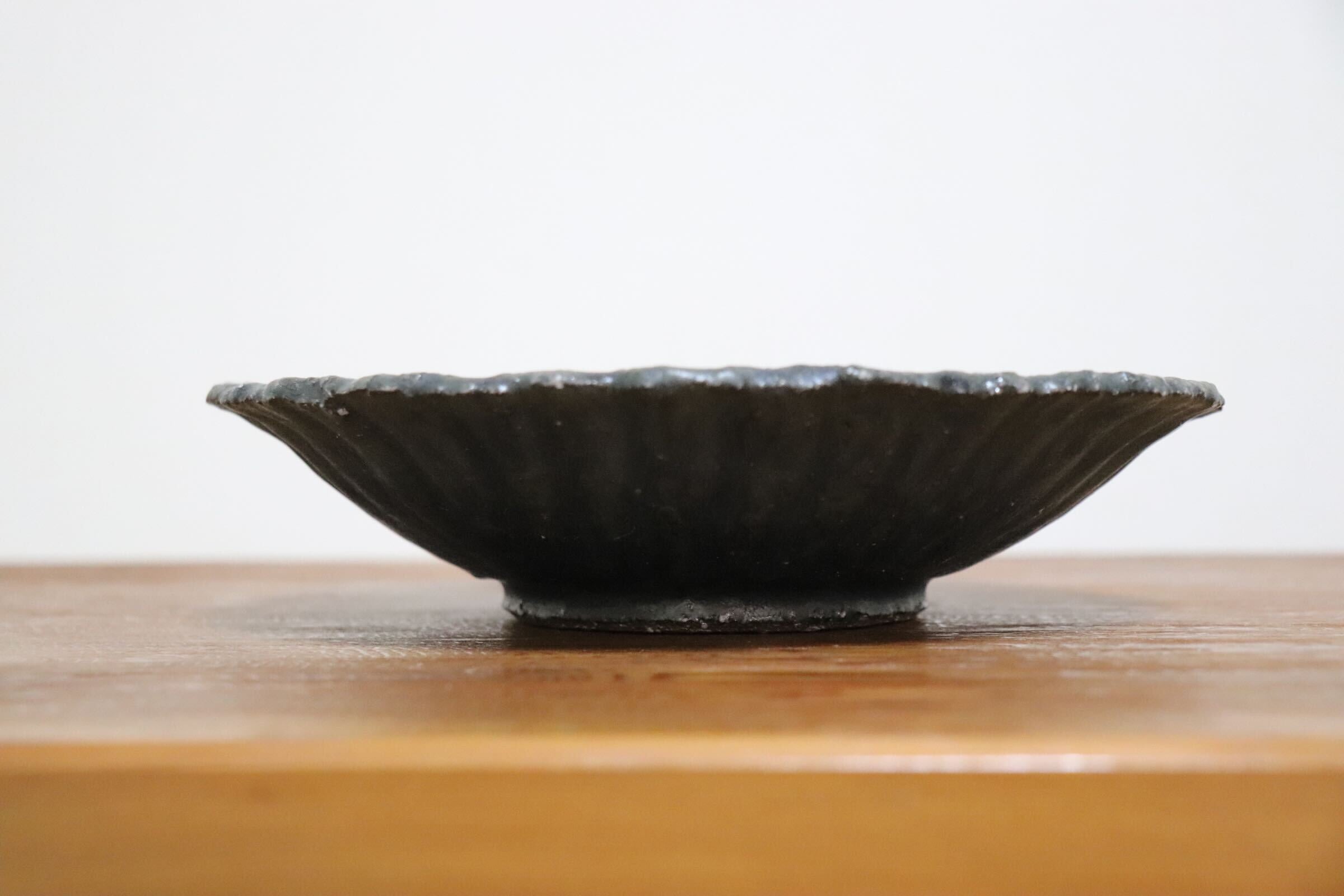 GMIO454D○千代市陶房 清水万佐年 丹波焼 皿 陶器 丹波篠山 伝統工芸 未使用