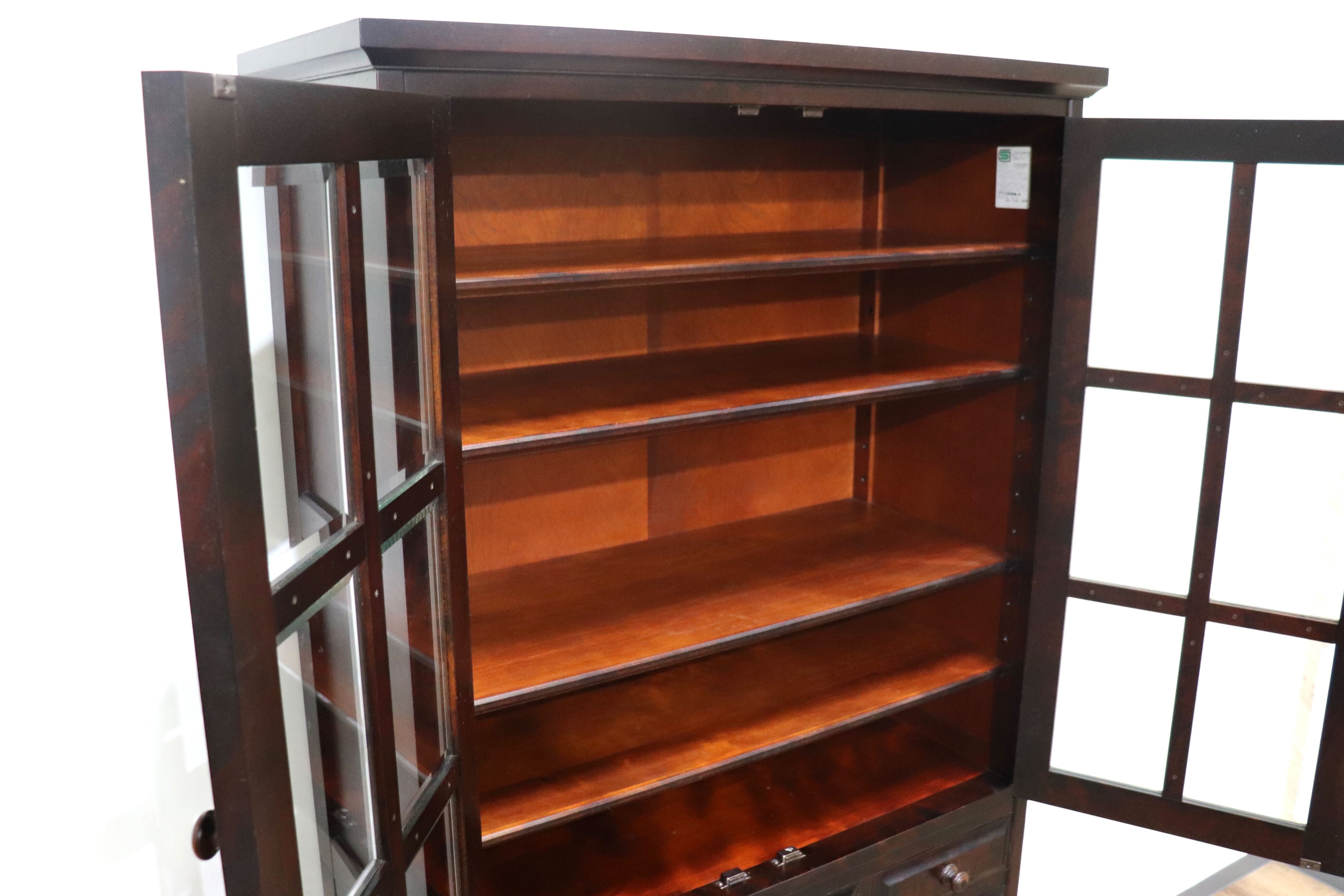 GMHN305A○北海道民芸家具 食器棚 水屋棚 カップボード 飾り棚 キャビネット 民芸家具 樺材 和家具 古民家 和モダン 定価約45万