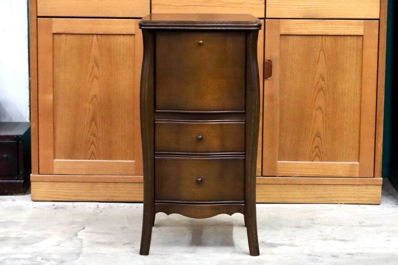 GMIS515A○松永工房 Continue カンティーニュ ミレーヌ チェスト ハイチェスト 花台 電話台 引き出し クラシック エレガント