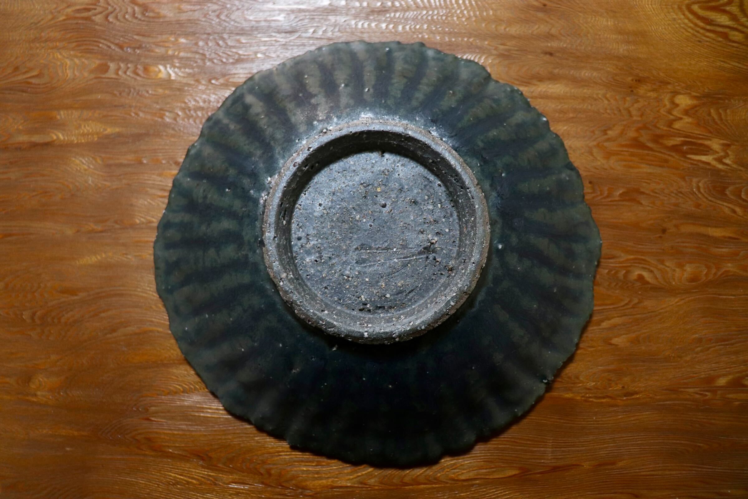 GMIO454D○千代市陶房 清水万佐年 丹波焼 皿 陶器 丹波篠山 伝統工芸 未使用